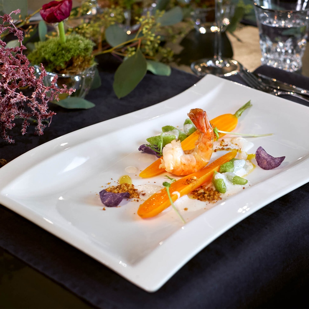 Villeroy & Boch Speiseteller »Gourmetteller NewWave 37 x 25 cm 4er Set weiß«