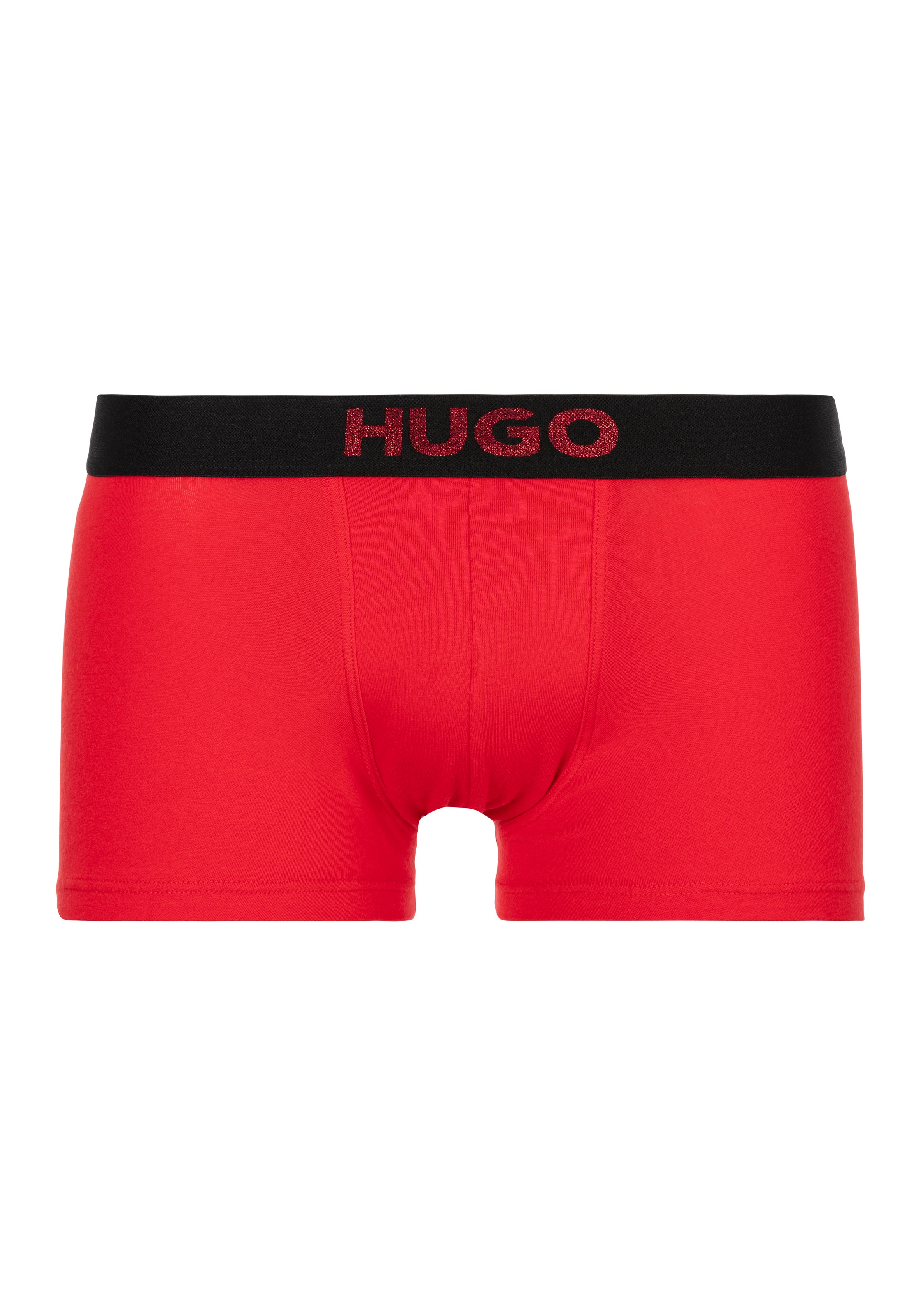 HUGO Underwear Trunk, (Set, 2), mit angesetztem Bund