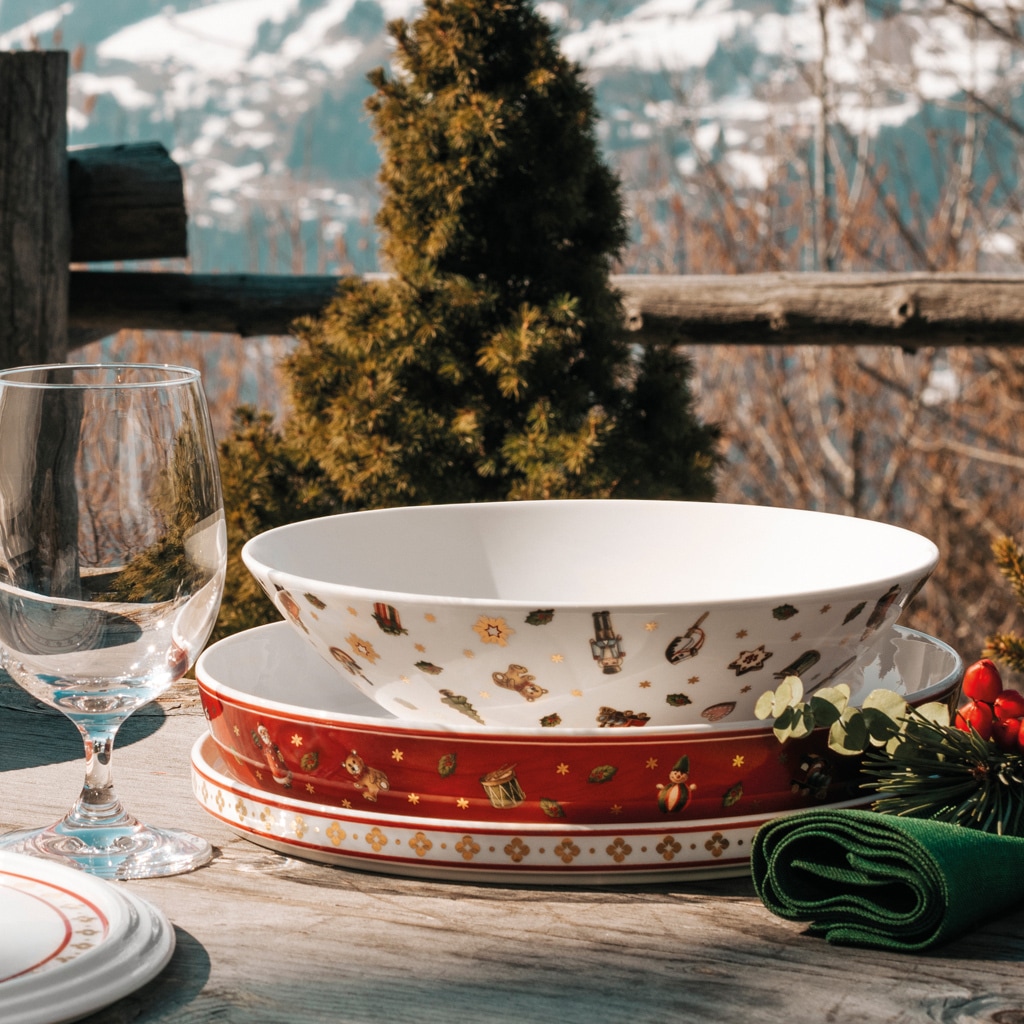 Villeroy & Boch Geschirr-Set »La Boule Dinner-Set Toy's Delight rot«
