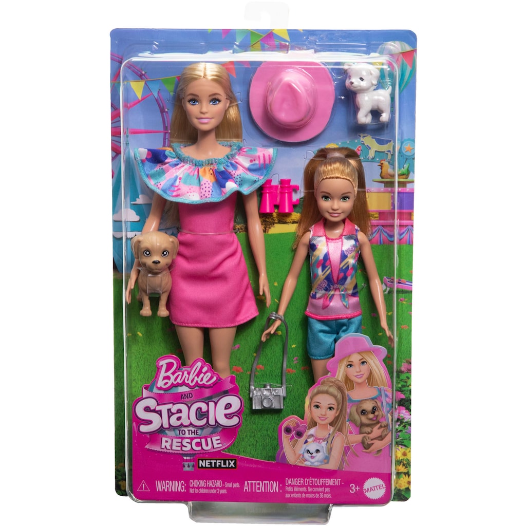 Barbie Anziehpuppe »Stacie & Barbie«, (Set, 2 tlg.)