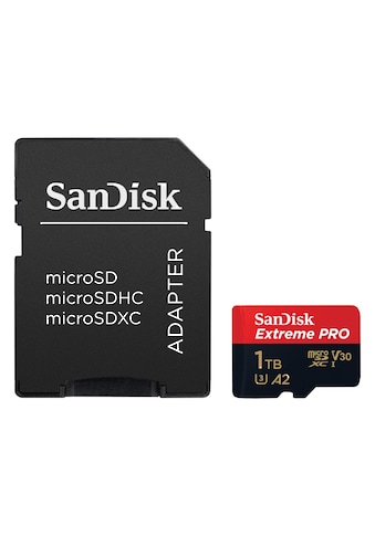 Sandisk Speicherkarte »microSDXC Extreme PRO«, (Video Speed Class 30 (V30) 200 MB/s... kaufen