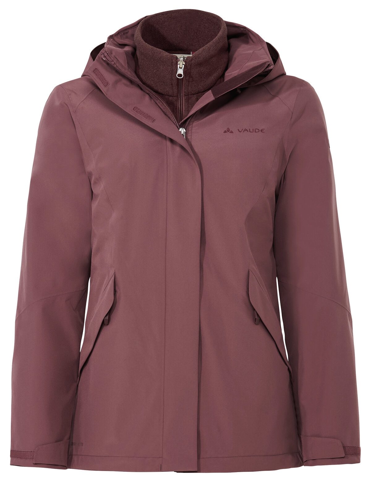 VAUDE 3-in-1-Funktionsjacke »WOMEN'S ROSEMOOR 3IN1 JACKET II« 2 Stk. tlg. wasserdicht, winddicht, atmungsaktiv