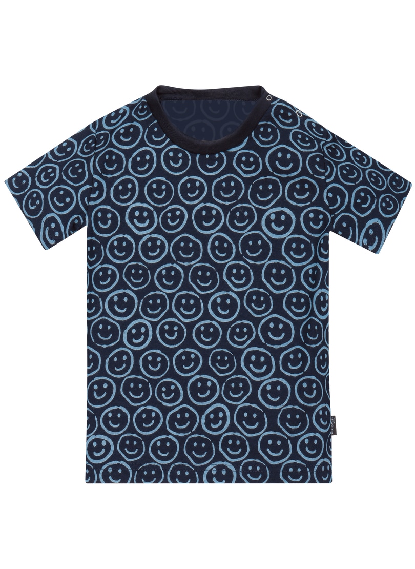 Trigema T-Shirt »TRIGEMA T-Shirt mit Allover-Smiley-Print«