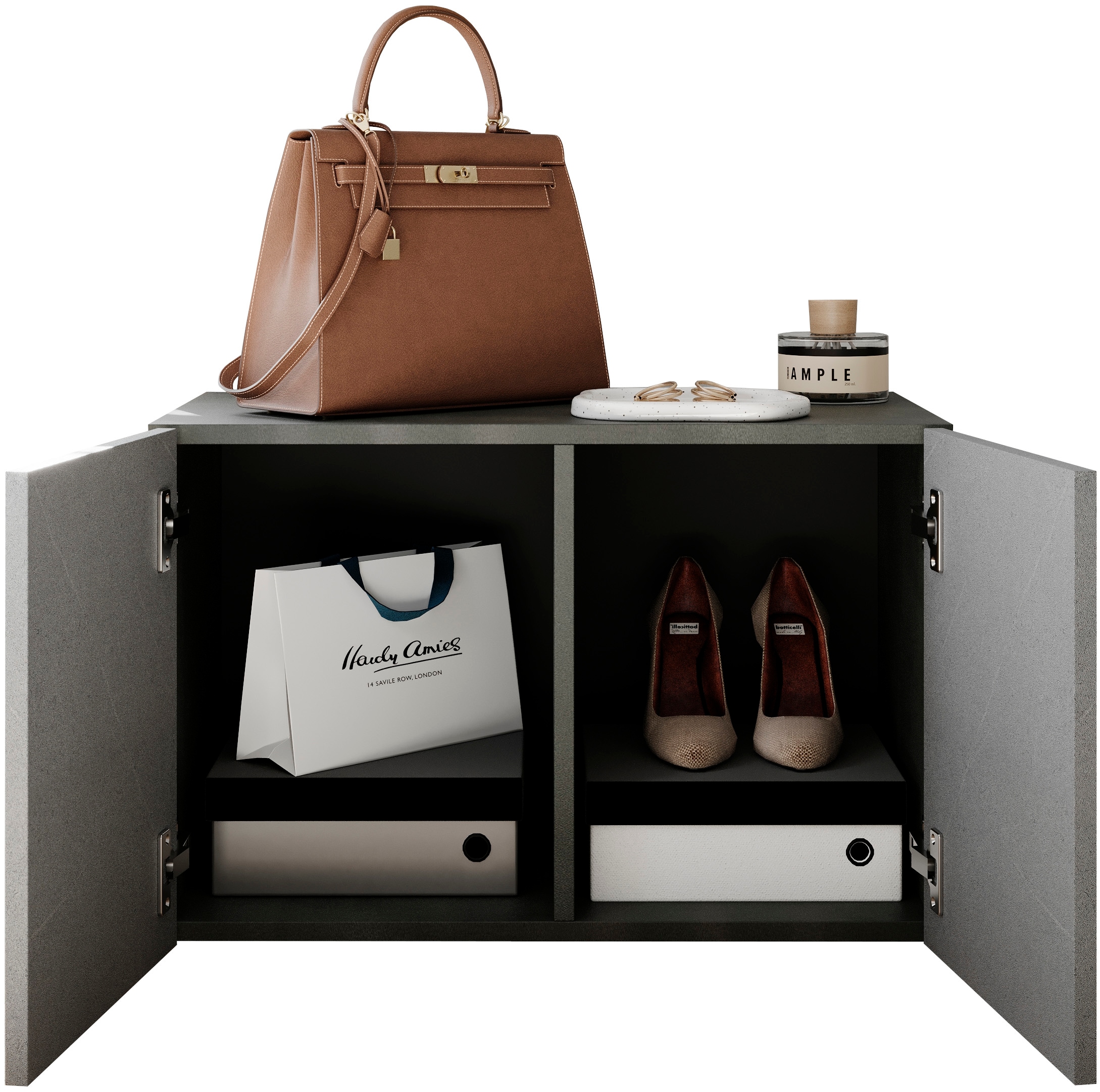 INOSIGN Schuhschrank »Pratiko Breite 63 cm, Höhe 42 cm, Garderobenbank,« Flurbank, Schuhbank, mit Stauraum