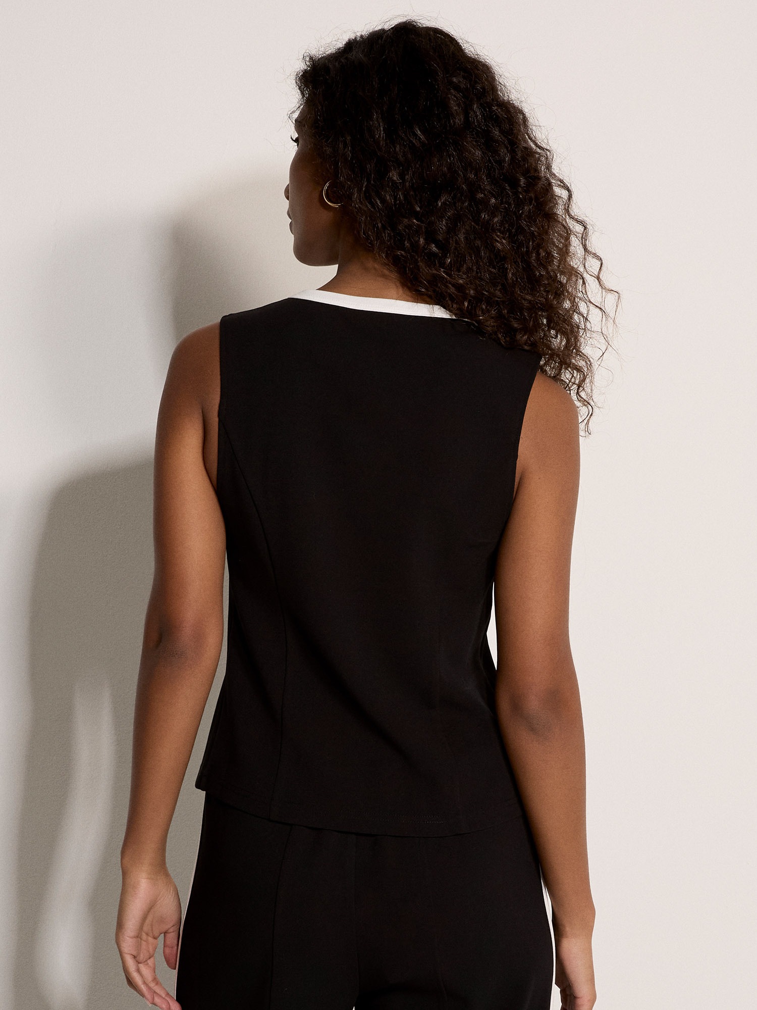 Apricot Longtop »Top« mit Zierknöpfen