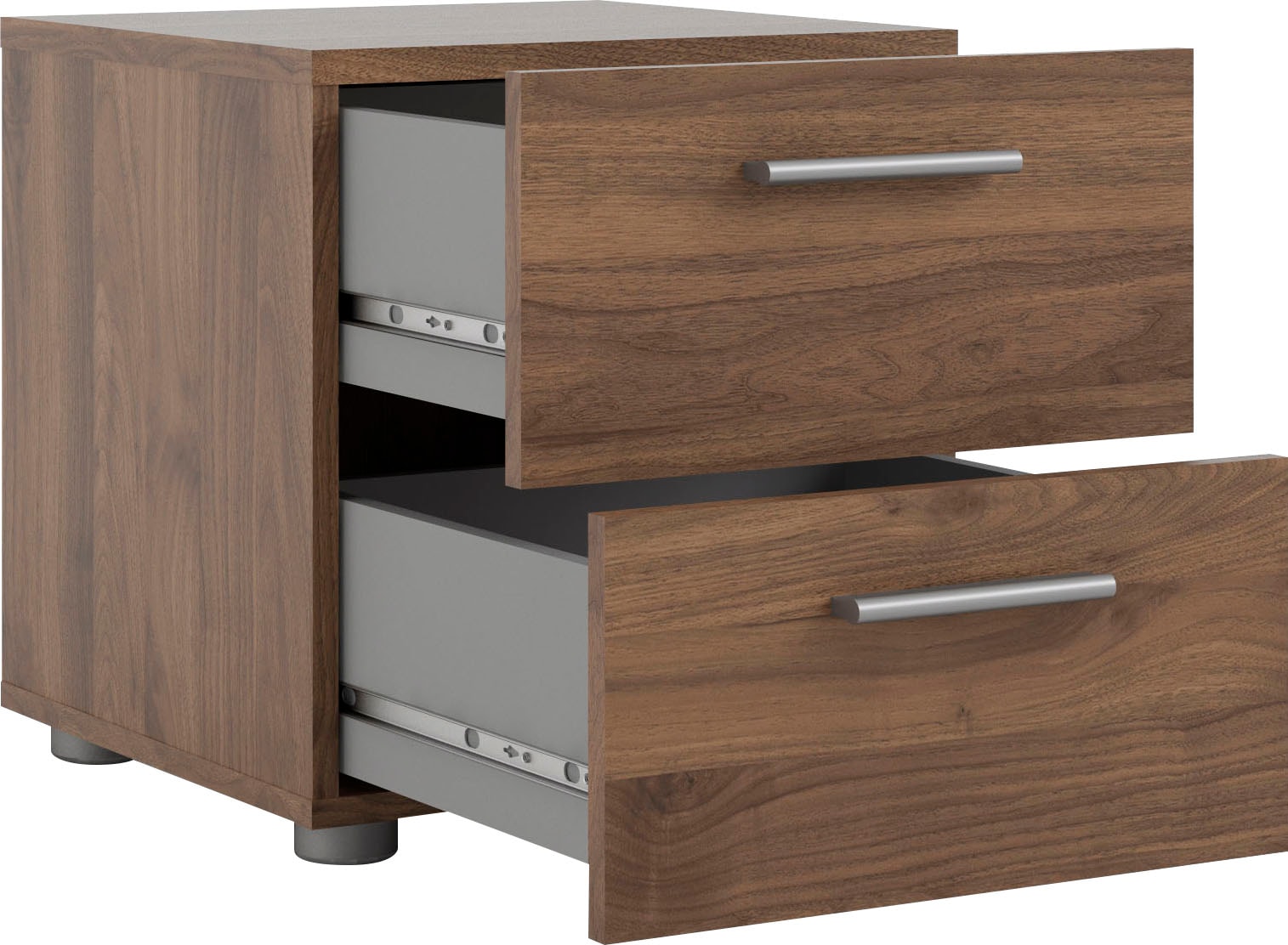 INOSIGN Nachtkommode »Pepe, Nachttisch, Nachtschrank, Beistelltisch,«, mit 2 Schubläden, Breite 40, Höhe 42 cm