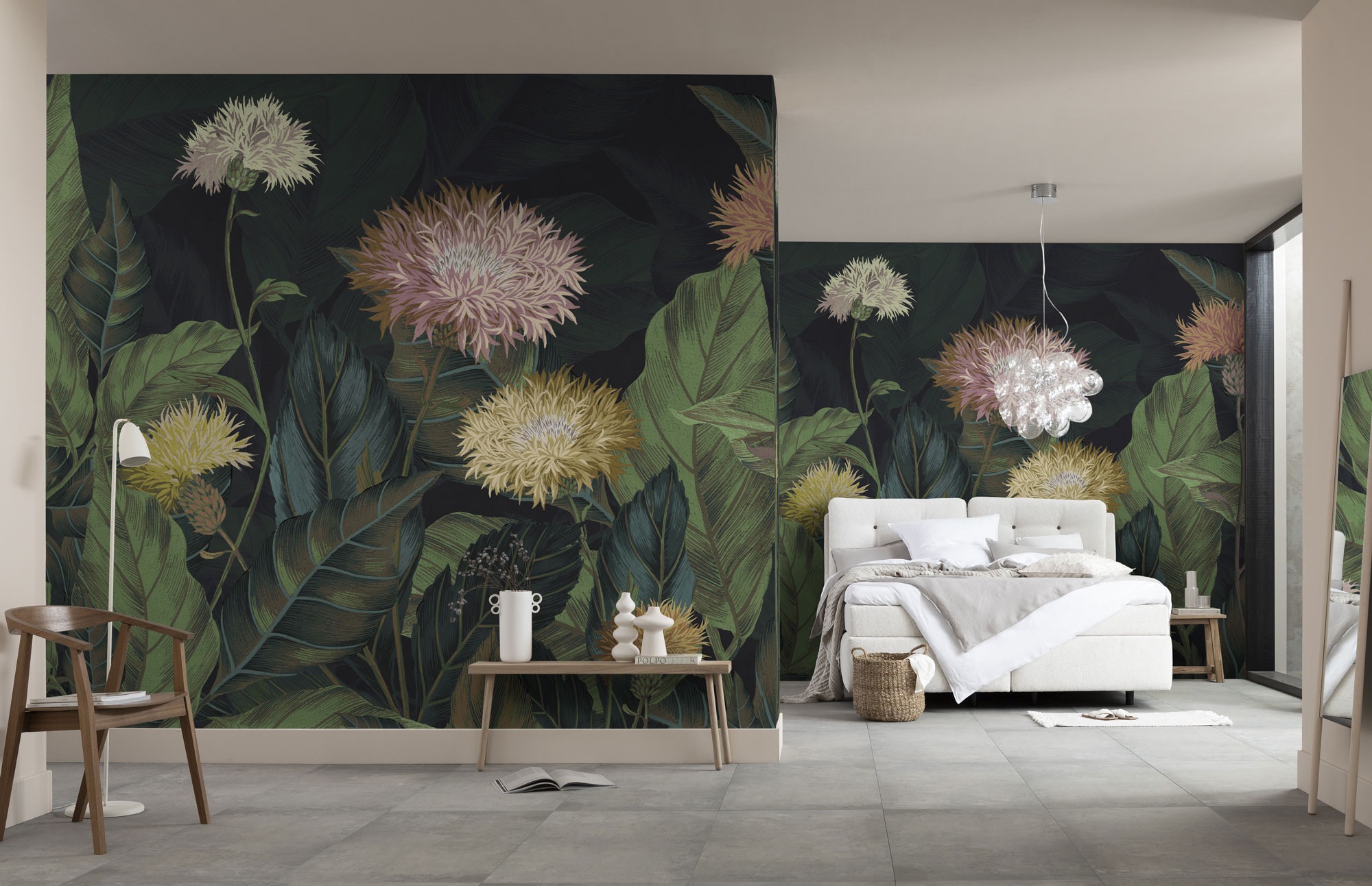 Komar Fototapete »Vlies Fototapete - Flowerly - Größe 400 x 250 cm« Motiv | bedruckt glatt