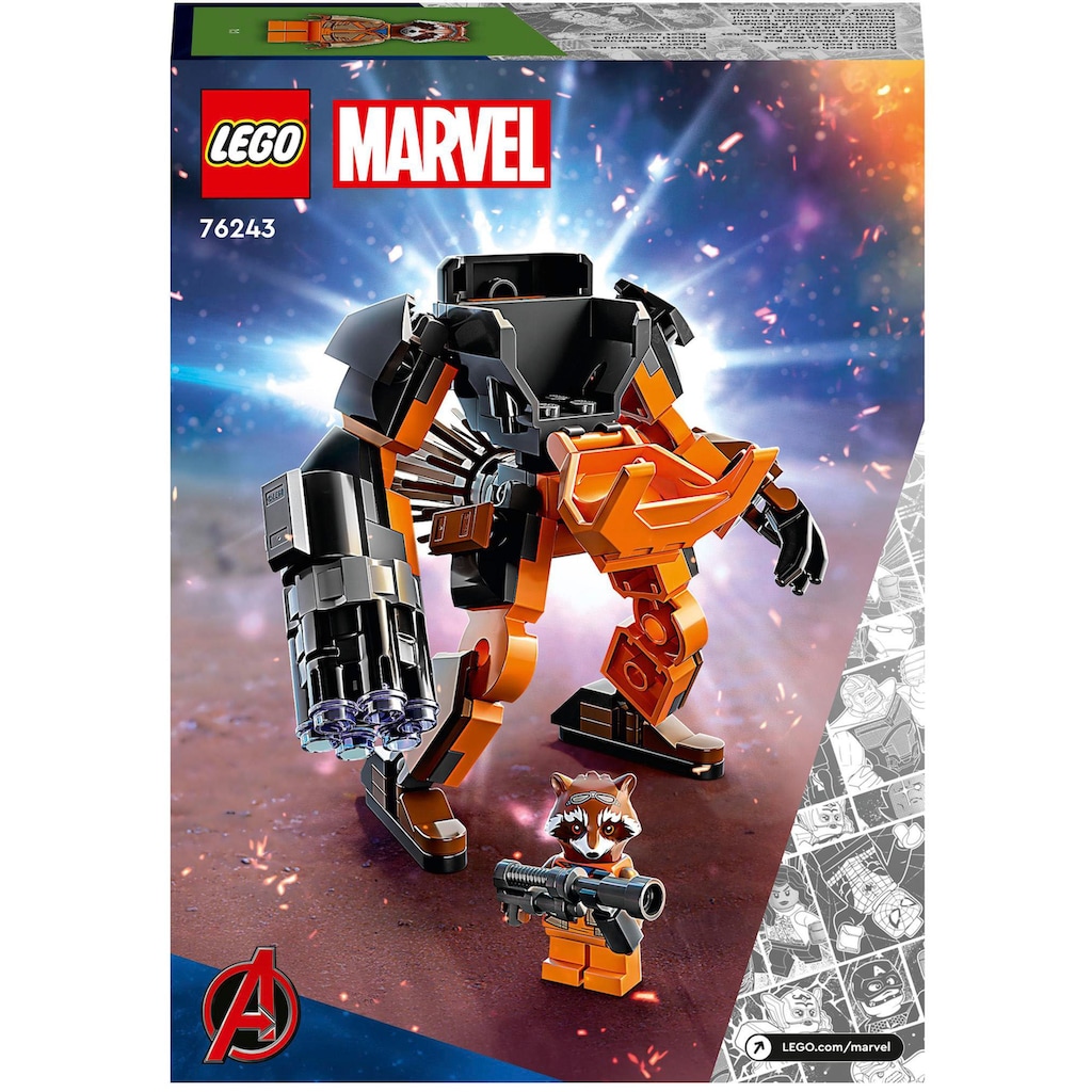 LEGO® Konstruktionsspielsteine »Rocket Mech (76243), LEGO® Marvel«, (98 St.)