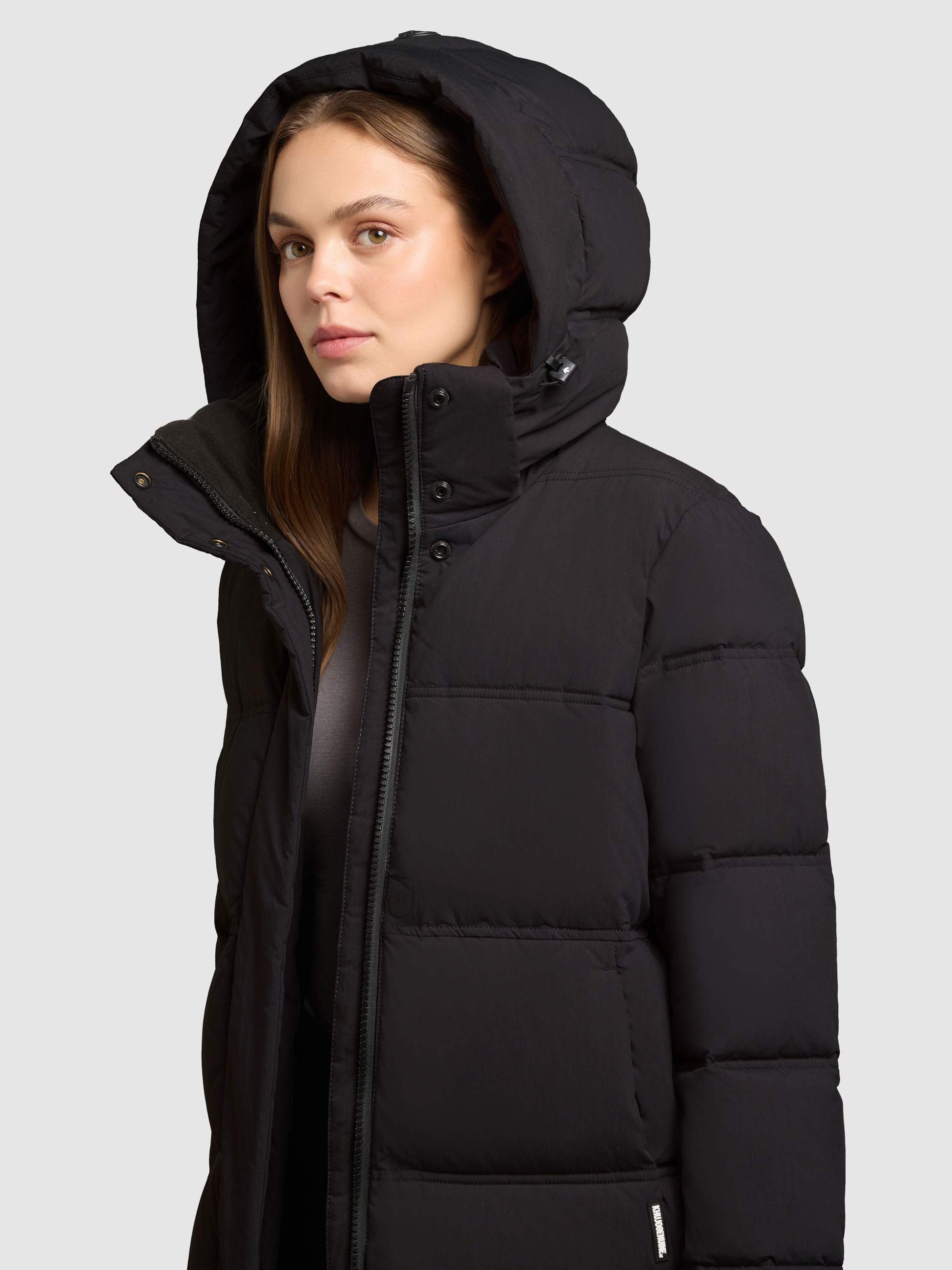 khujo Steppjacke »ORDE« mit Kapuze mit Kapuze, hochschließender Kragen, bequeme Passform