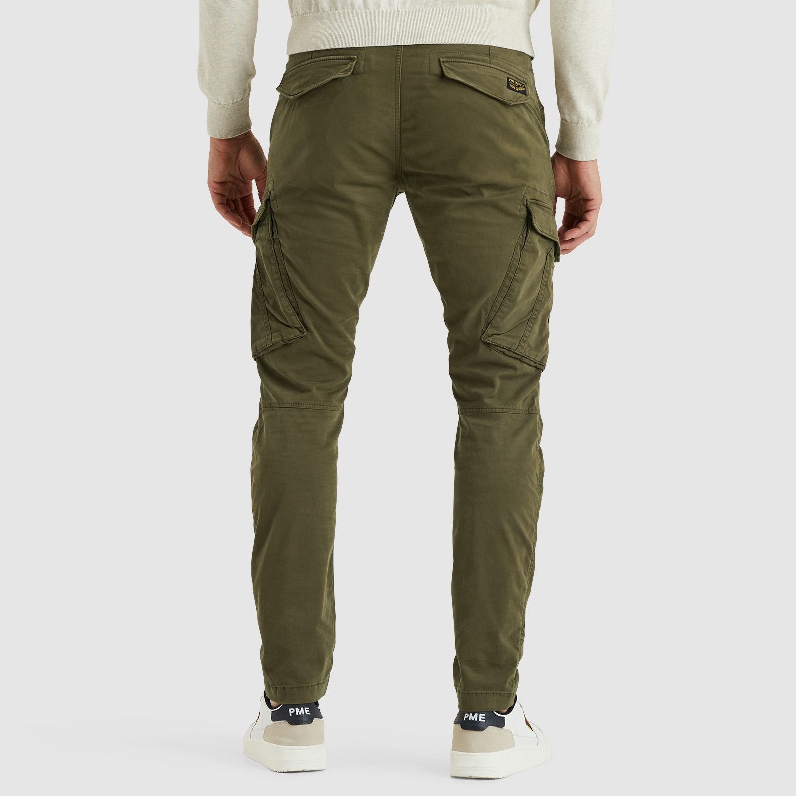 PME LEGEND Cargohose »Nordrop Stretch Twill«  mit Logo Stickerei