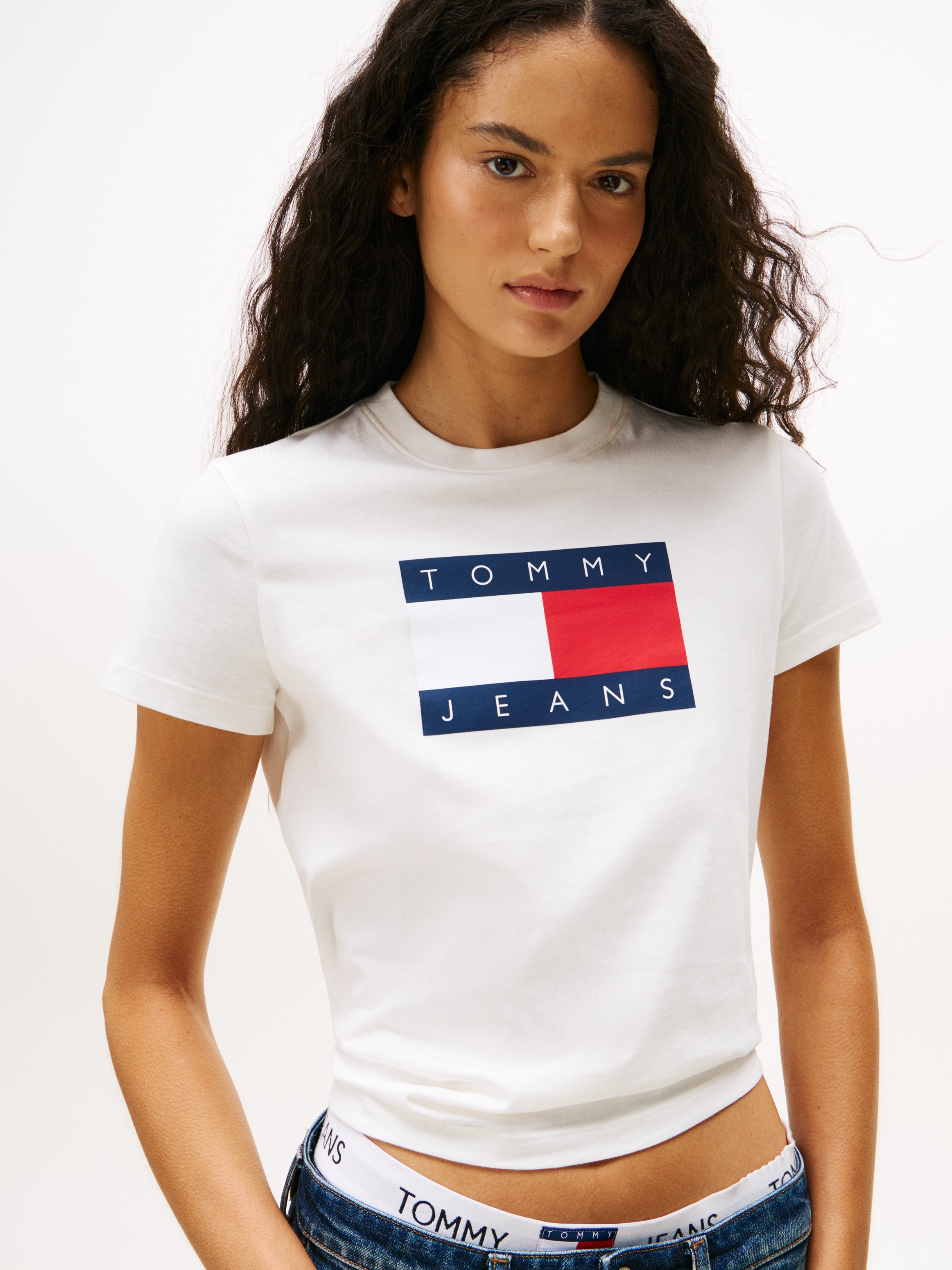 Tommy Jeans Kurzarmshirt »TJW REG TJ FLAG SS TEE«
