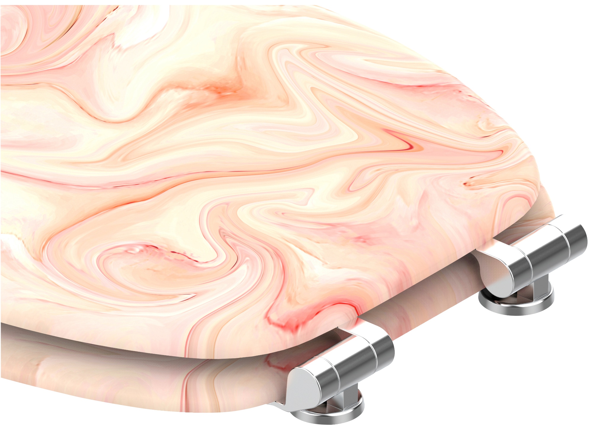 Sanilo WC-Sitz »Marmor Rosa«, mit Absenkautomatik, BxL: 37,7 x 42,0 - 47,0 cm