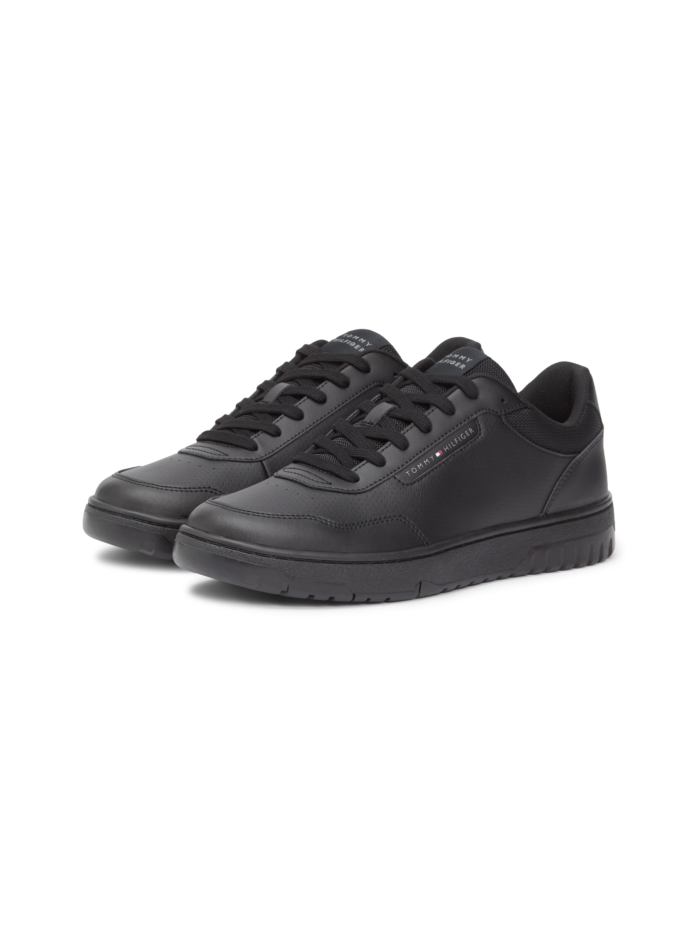 Tommy Hilfiger Sneaker »BASKET CORE LITE LTH BLOCK«  , Freizeitschuh, Halbschuh, Schnürschuh mit seitlicher Logoverzierung