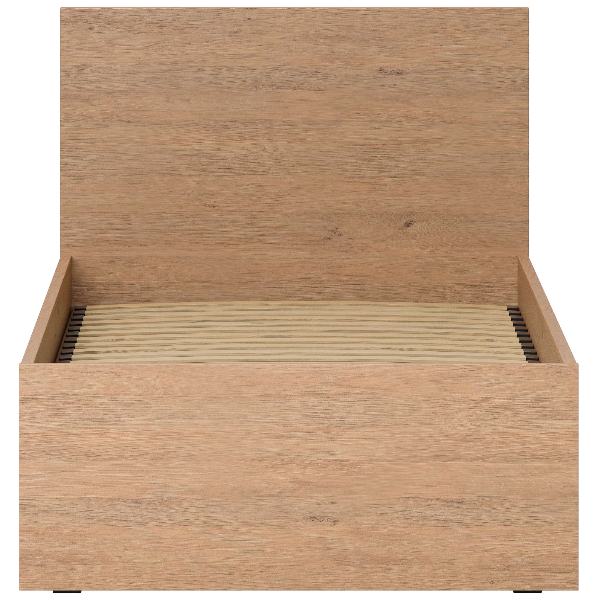 VOX Bett »SIMPLE, sehr strapazierfähig, hydraulischer Bettkasten oder Schublade« Breiten: 90/120/140/160 und 180cm,  extrem hohe Belastbarkeit, robust und stilvoll, made in EU!