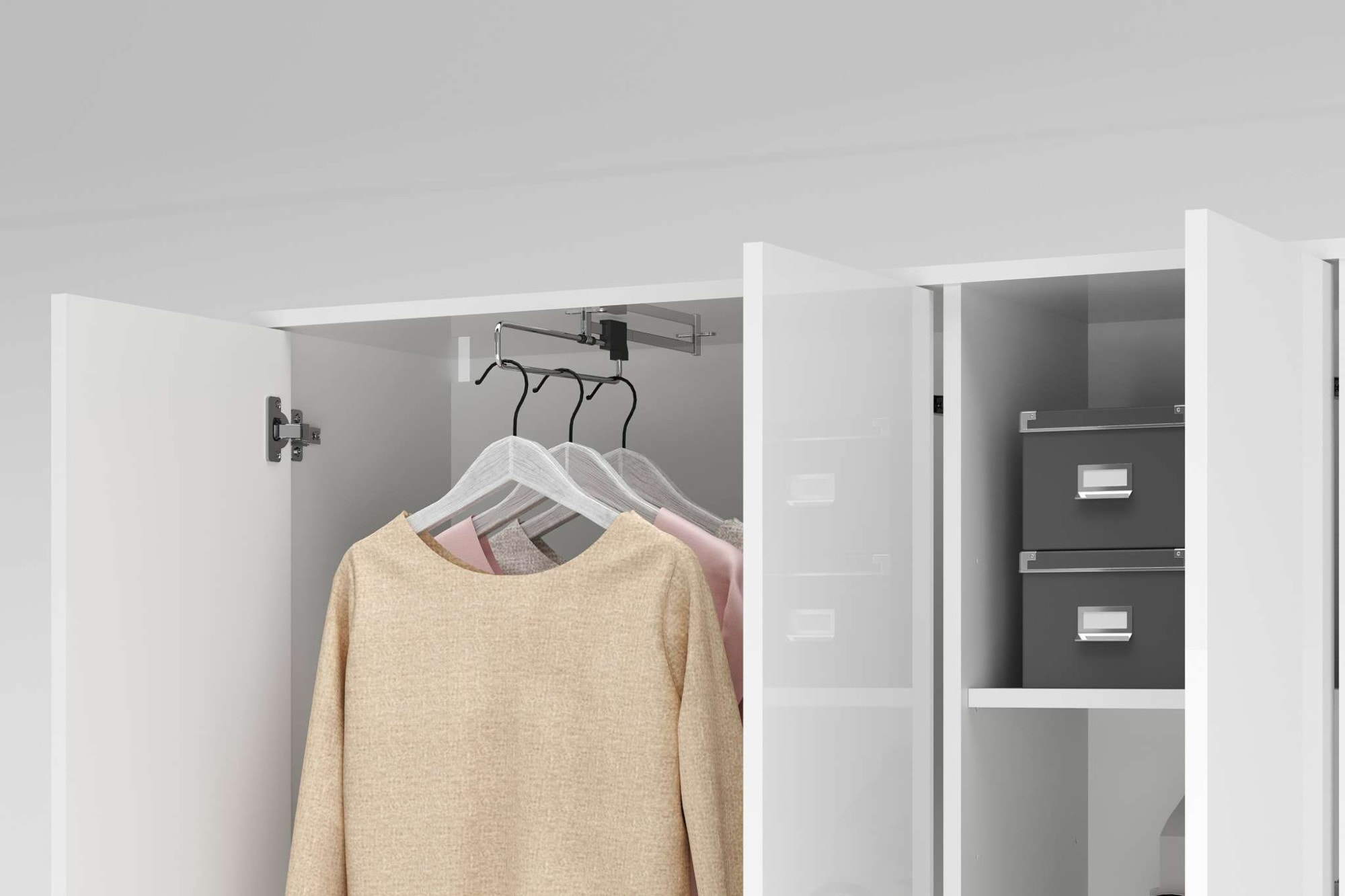 INOSIGN Mehrzweckschrank »Stauraumschrank , Breite 107 cm , Höhe 178 cm« 1 Stk. tlg.