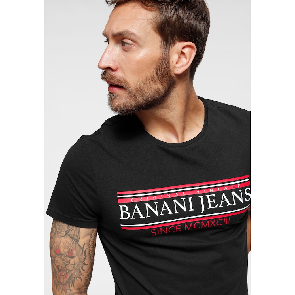 Bruno Banani T-Shirt, mit Markenprint