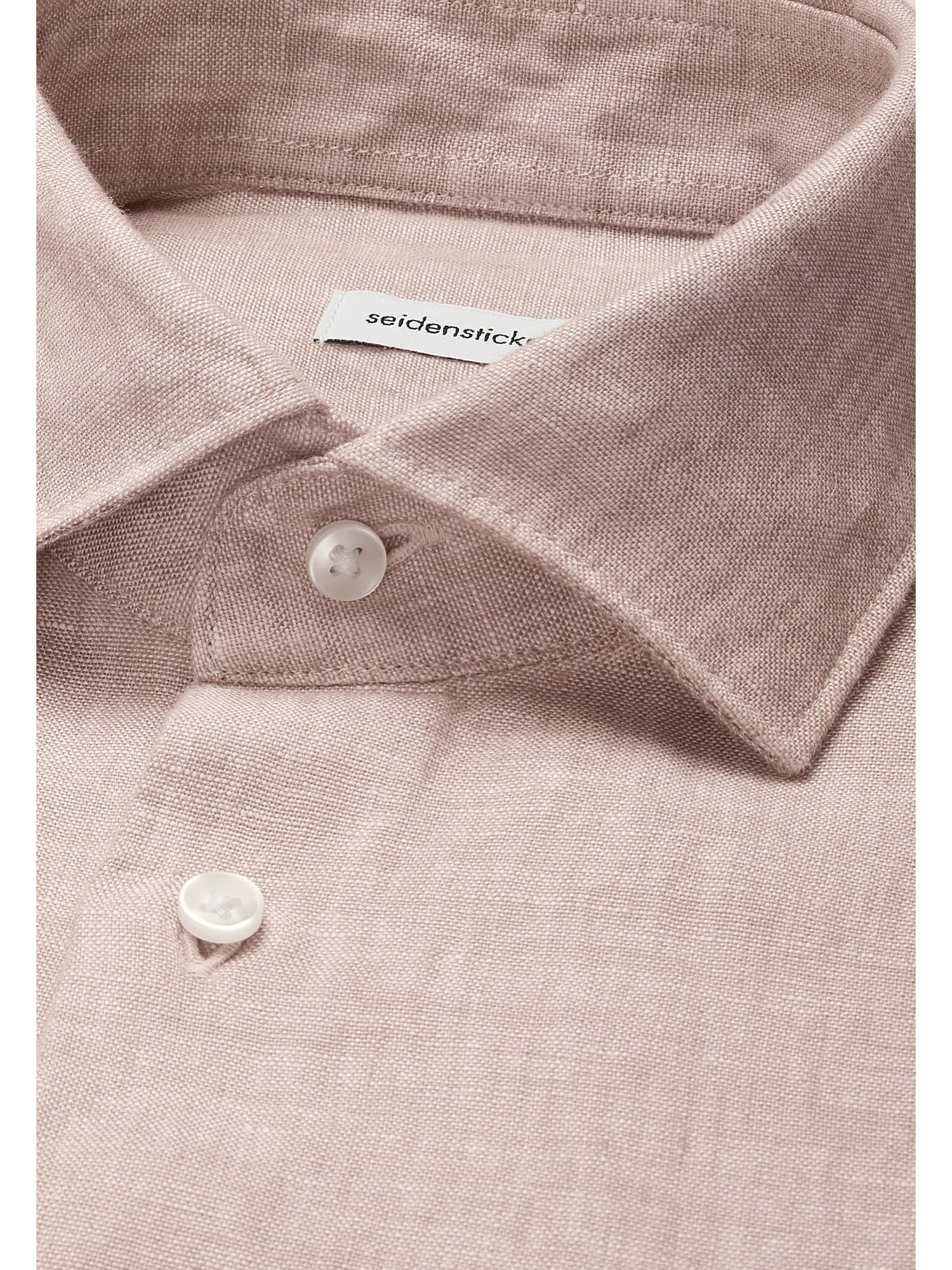 seidensticker Leinenhemd »Schwarze Rose« Slim 1/1 Kentkragen Uni