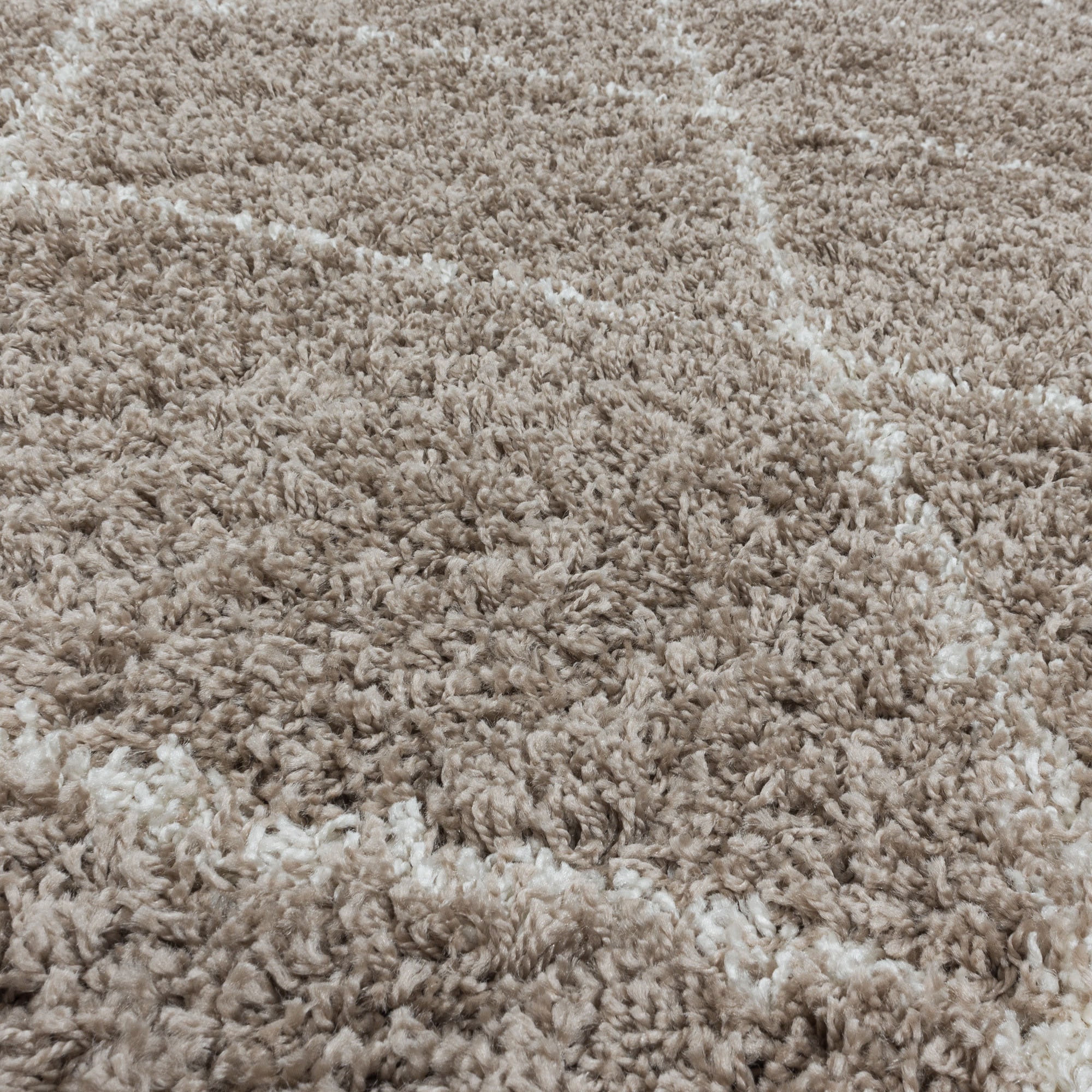 Ayyildiz Teppiche Hochflor-Teppich »ALVOR 3401« rund 50 mm Höhe Shaggy, Langflor, pflegeleicht, Wohnzimmer