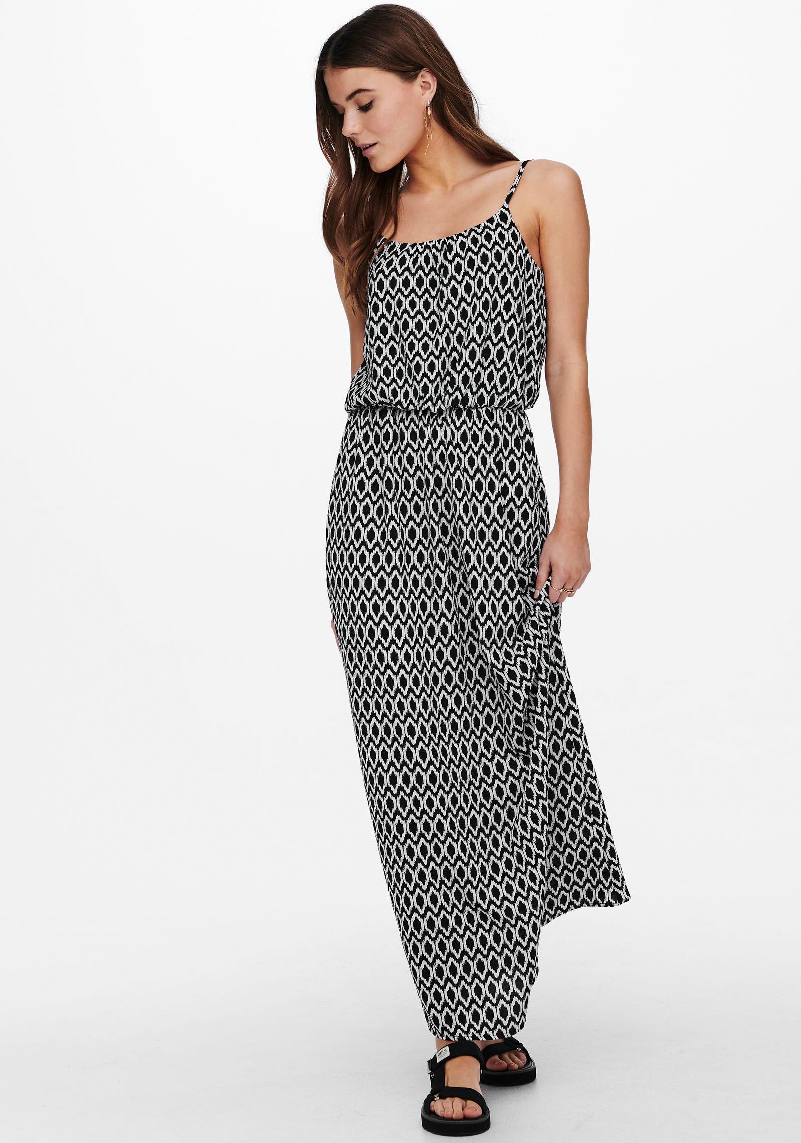 ONLY Maxikleid »ONLWINNER S/L MAXI DRESS NOOS PTM«, mit Spaghettiträger