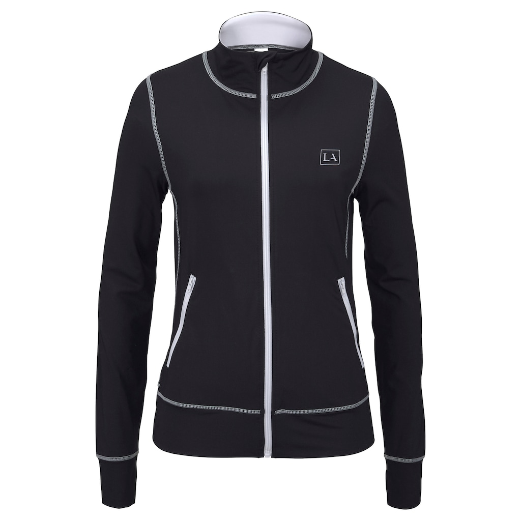 LASCANA ACTIVE Trainingsjacke »-Sportjacke Black Marble«