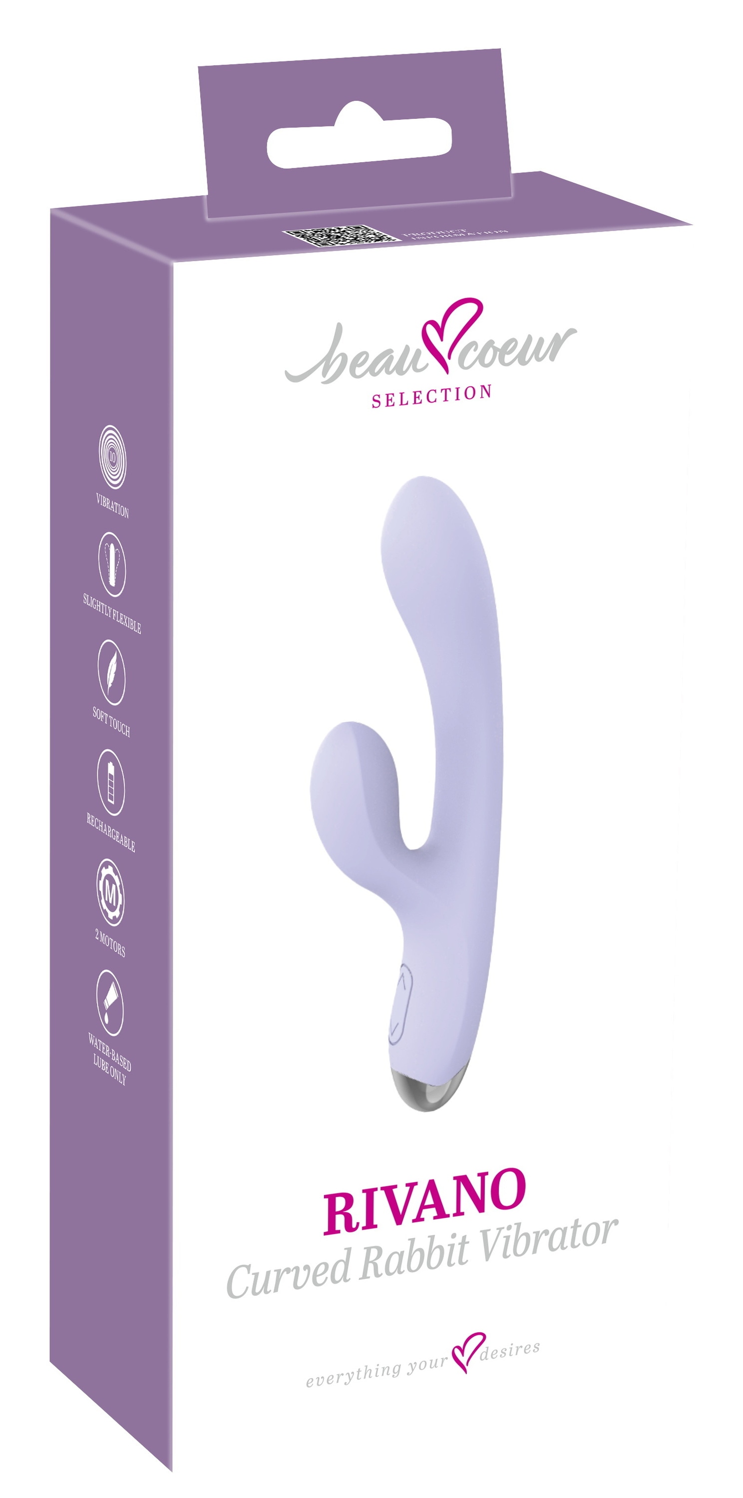Beau Coeur Vibrator »Rabbitvibrator RIVANO«