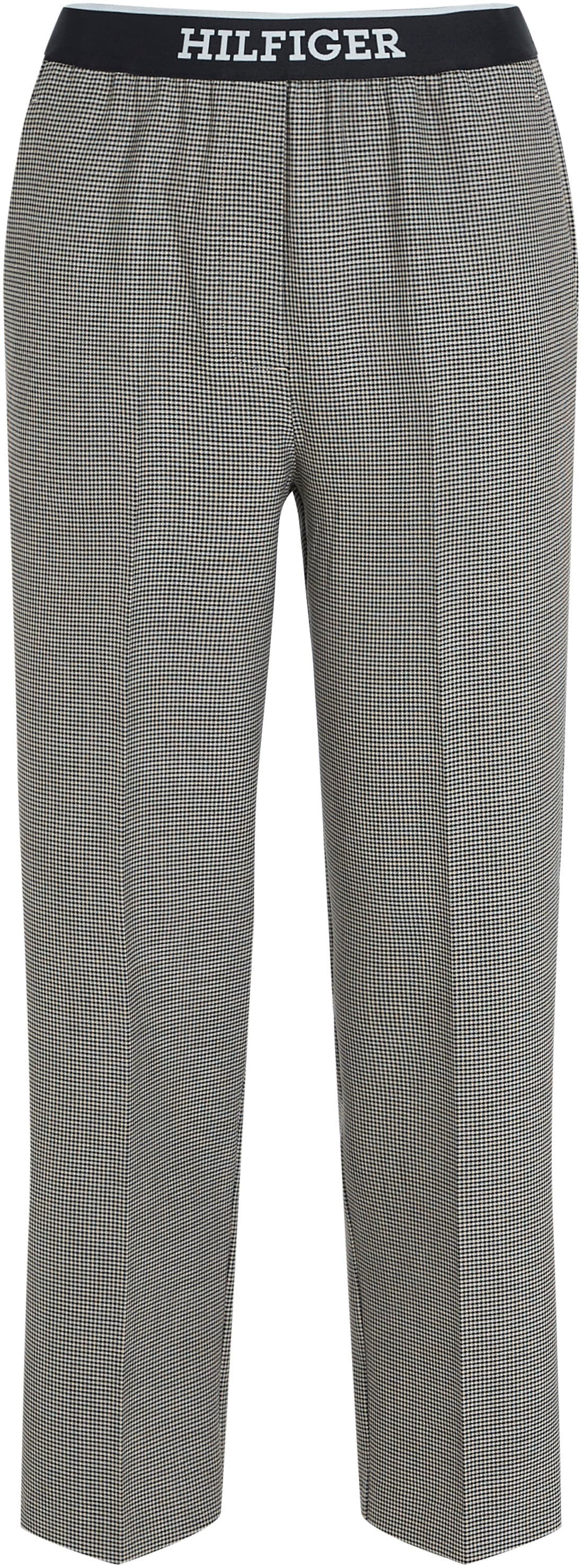 Tommy Hilfiger Webhose »SLIM STRAIGHT LOGO PANT«, mit Logoschriftzug