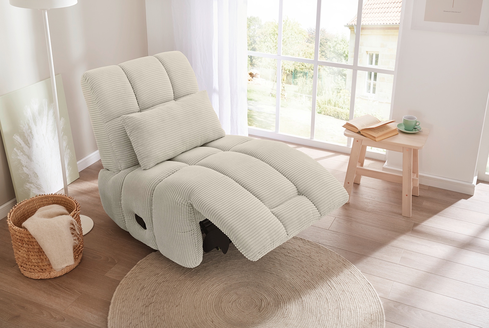 Jockenhöfer Gruppe Relaxsessel »Doncaster«, mit Dreh-,Schauckel-,Relax-und Wippfunktion,angenehm weicher Cordstoff