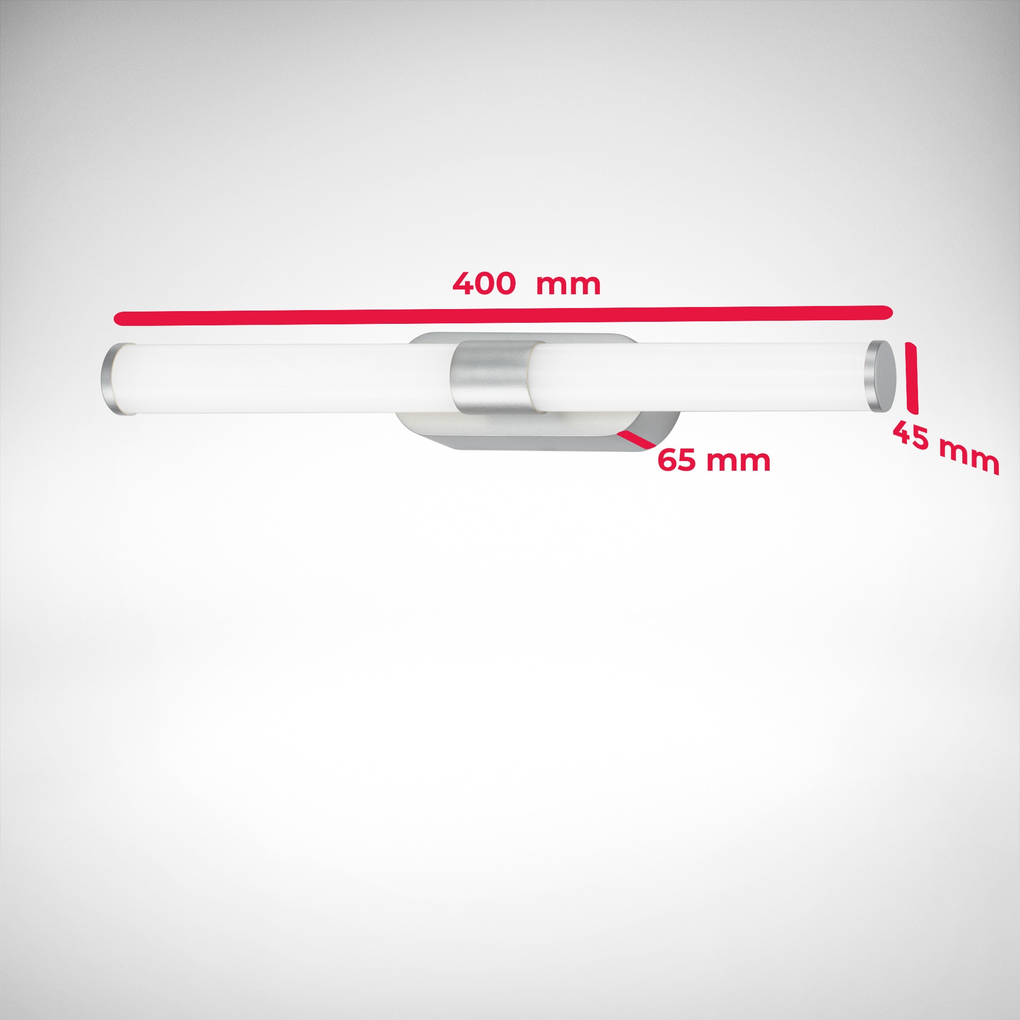 B.K.Licht Spiegelleuchte »LED Badleuchte Spiegelleuchte Chrom«, 1 flammig-flammig, inkl. LED-Platine 7W 690lm 4000K