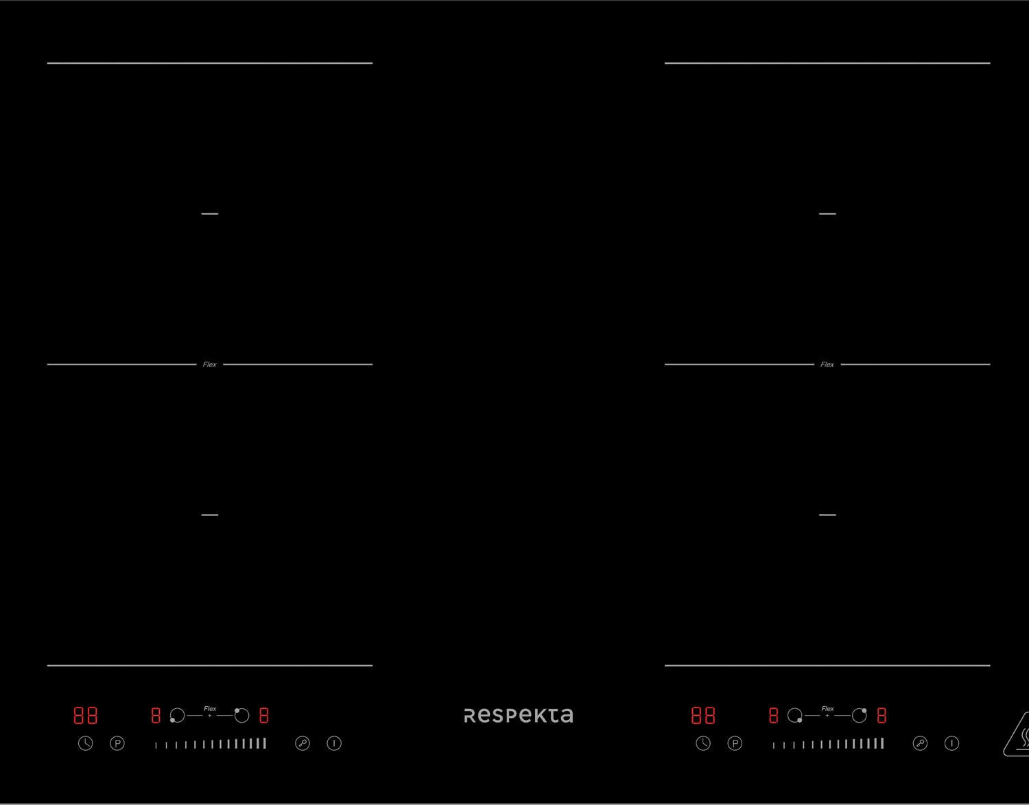 RESPEKTA Induktions-Kochfeld »KM8800IF-28«