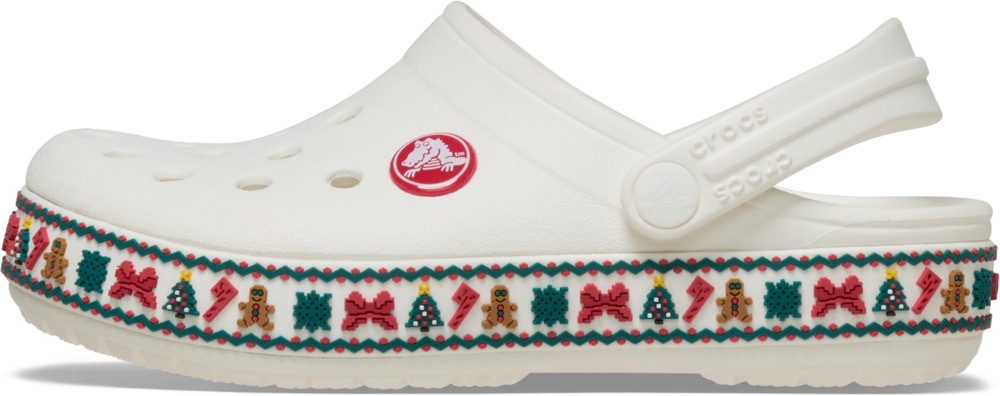 Crocs Clog »Crocband Holiday Clog T«  Weihnachtsschuh, Hausschuh mit buntem Festive Print