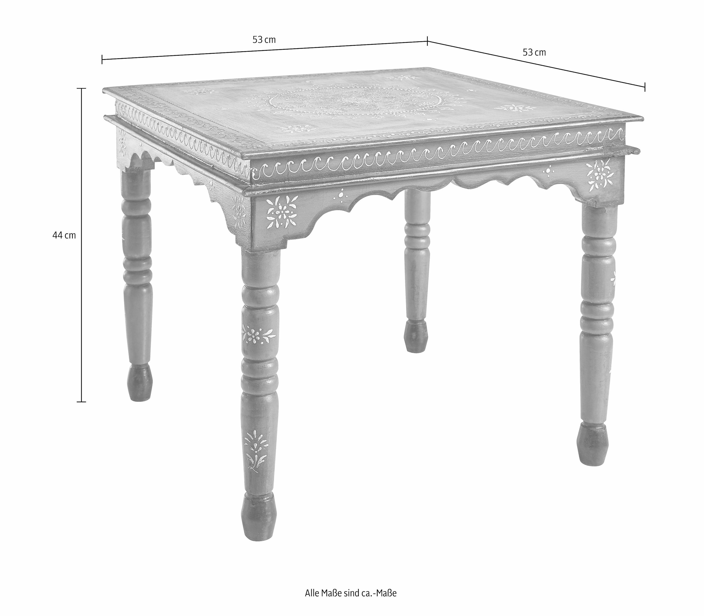 OTTO home Beistelltisch aufwendig handbemalt