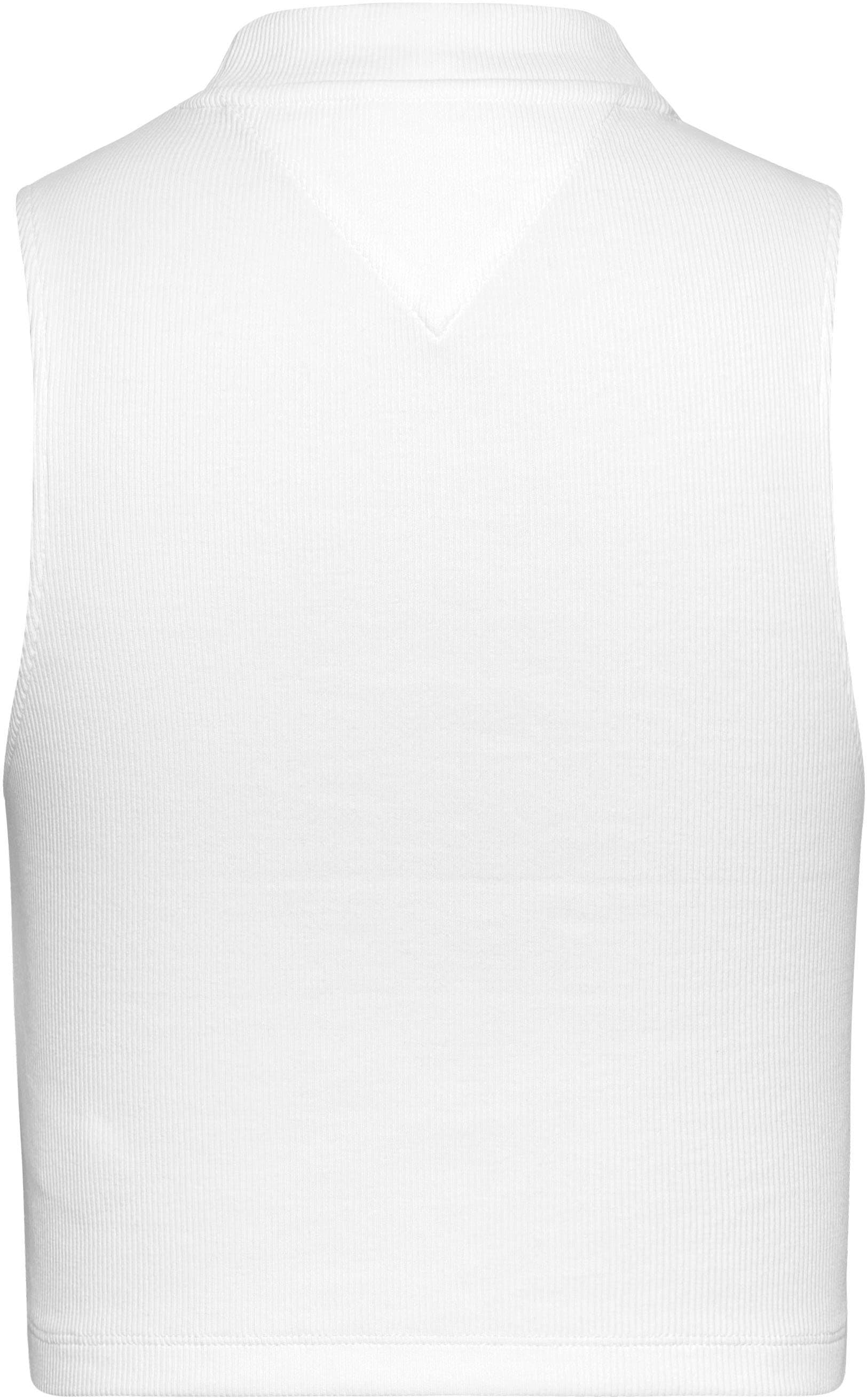Tommy Jeans Tanktop »TJW CRP MOCKNECK RIB TANK«, mit Logostickerei