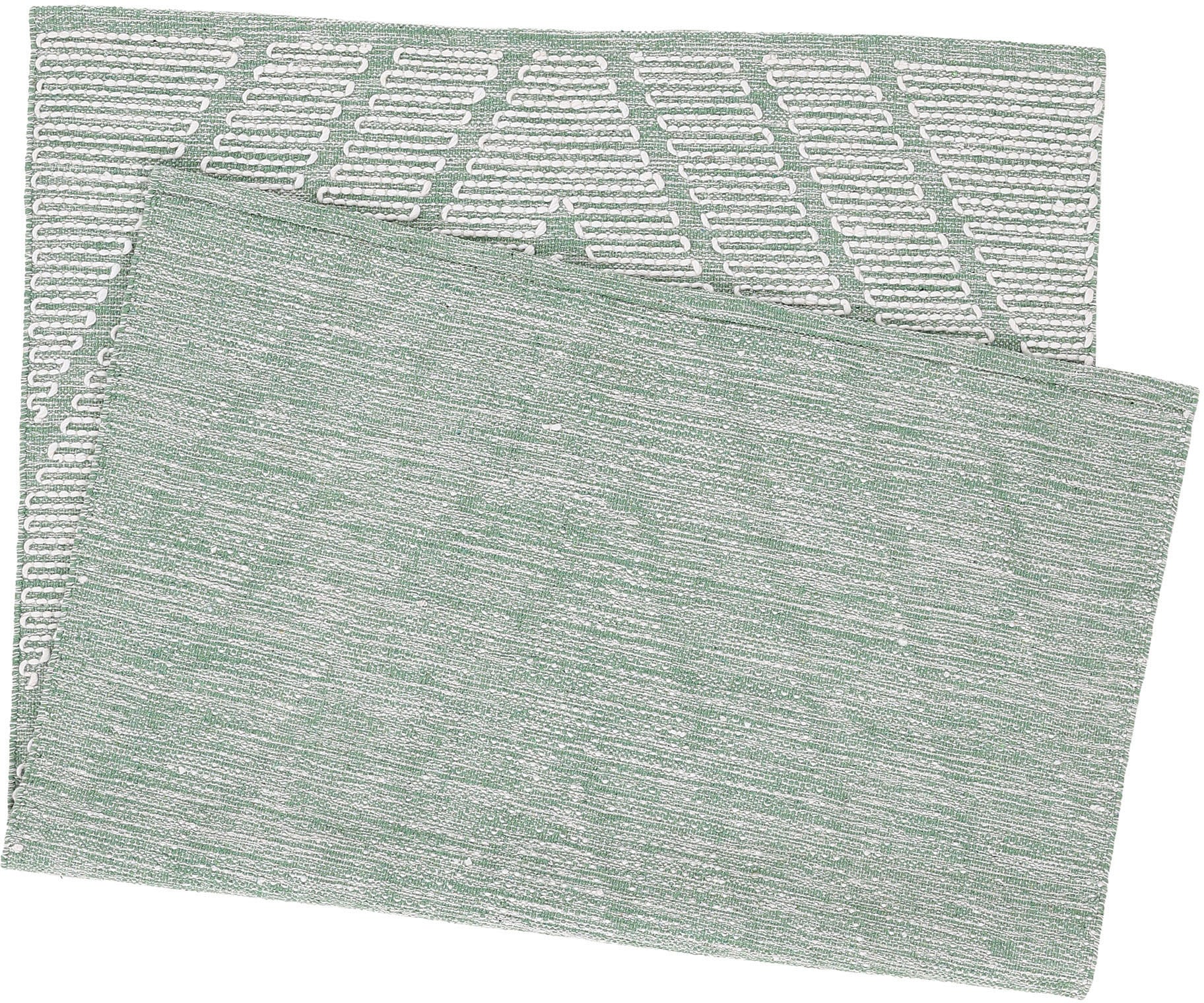 carpetfine Teppich »Kelim Durry«, rechteckig, 5 mm Höhe, Handweb, geometrisch, Hoch-Tief Effekt, handgewebt, reine Baumwolle