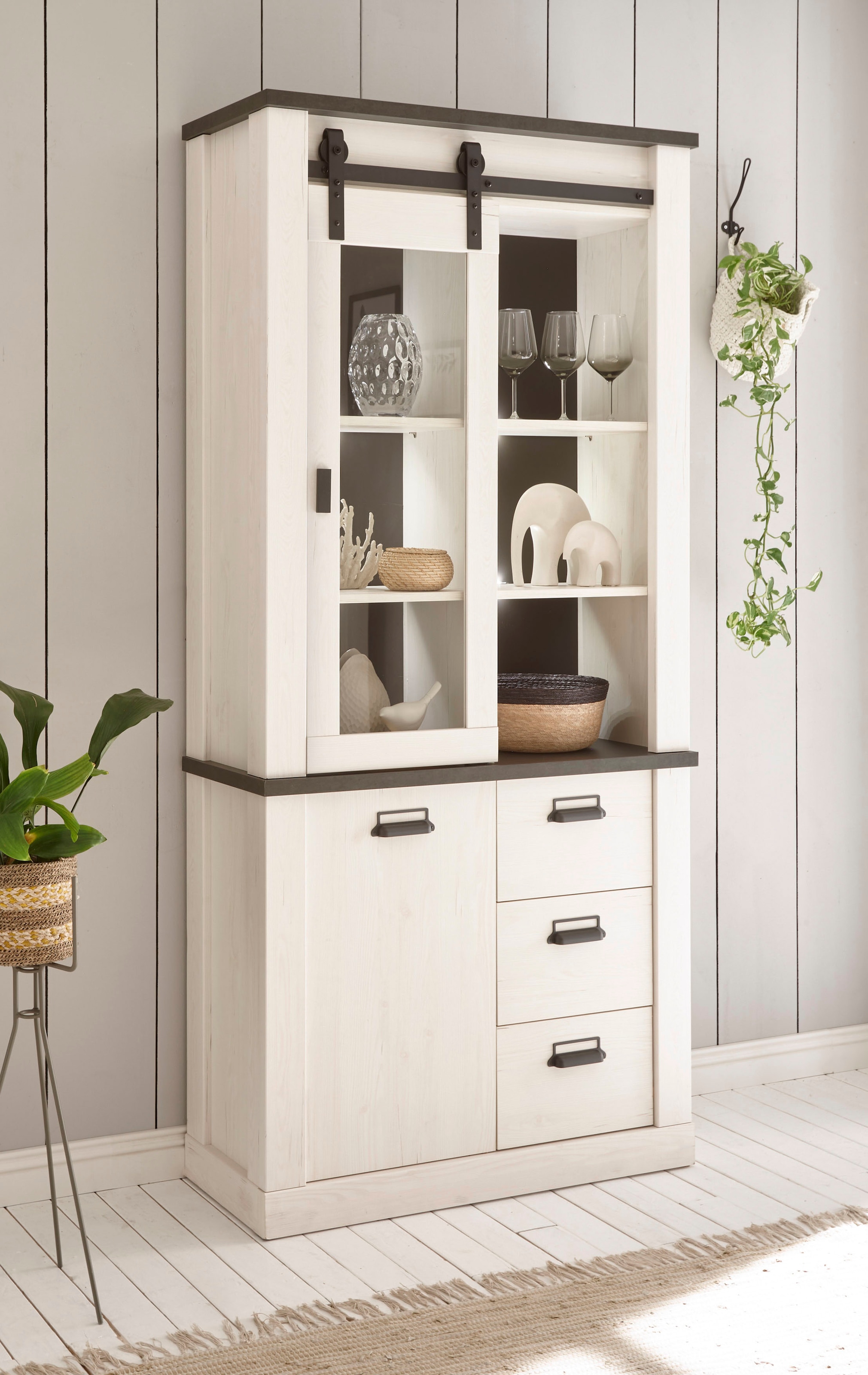 Home affaire Vitrine »SHERWOOD«, Breite ca. 93 cm