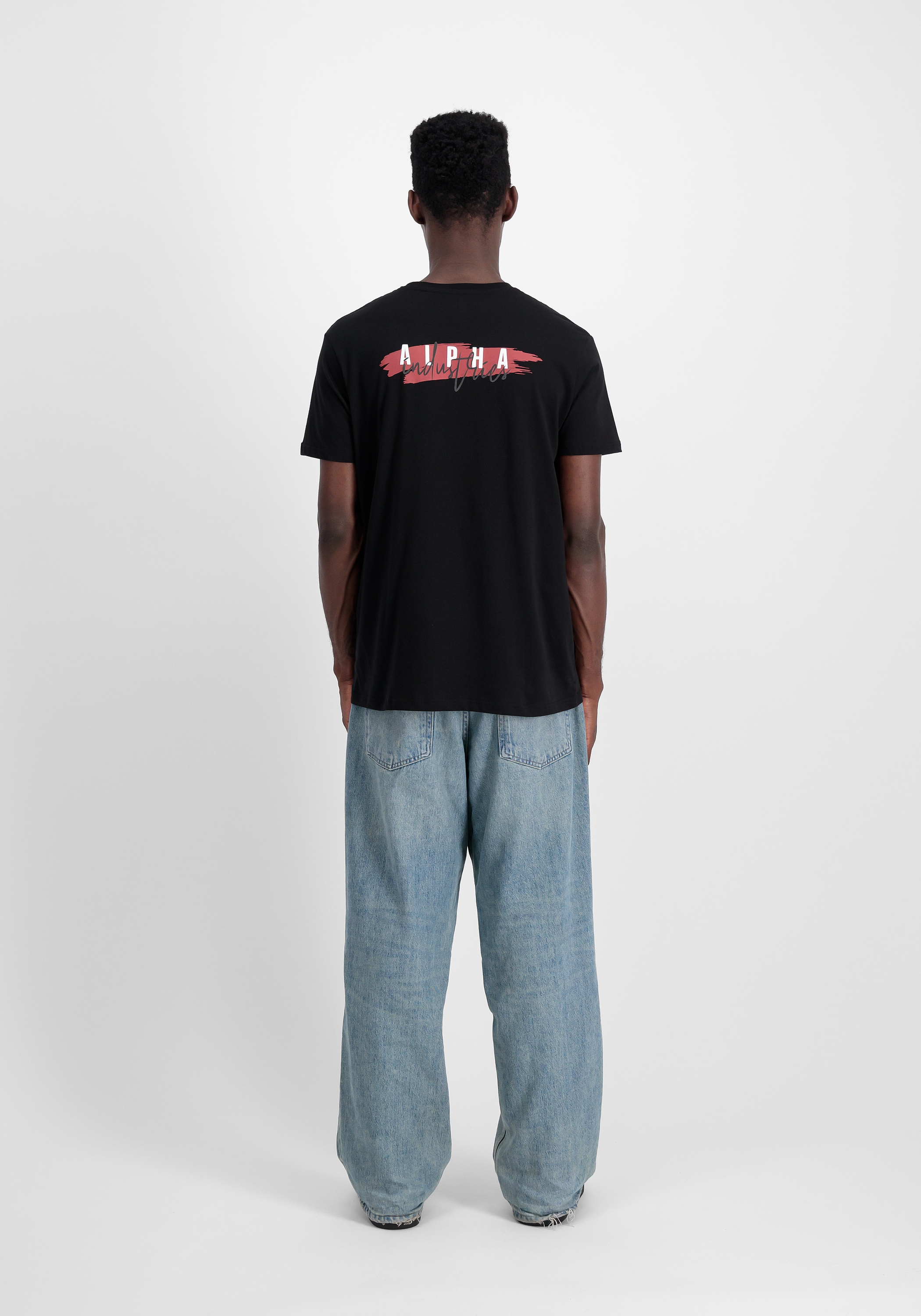 Alpha Industries T-Shirt »Signature Puff Print Backprint T-Shirt«