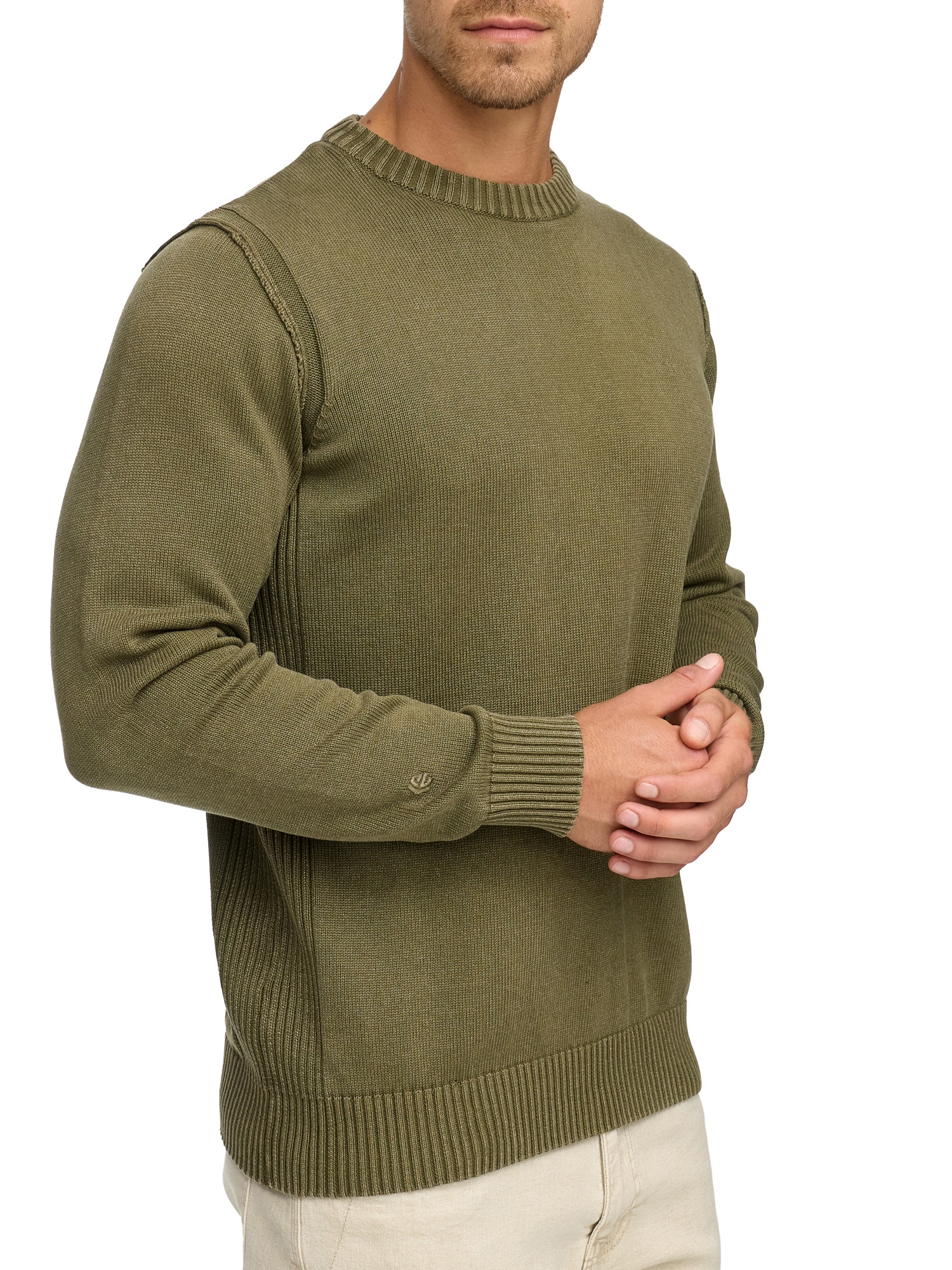 Indicode Rundhalspullover »INNiels O-neck«