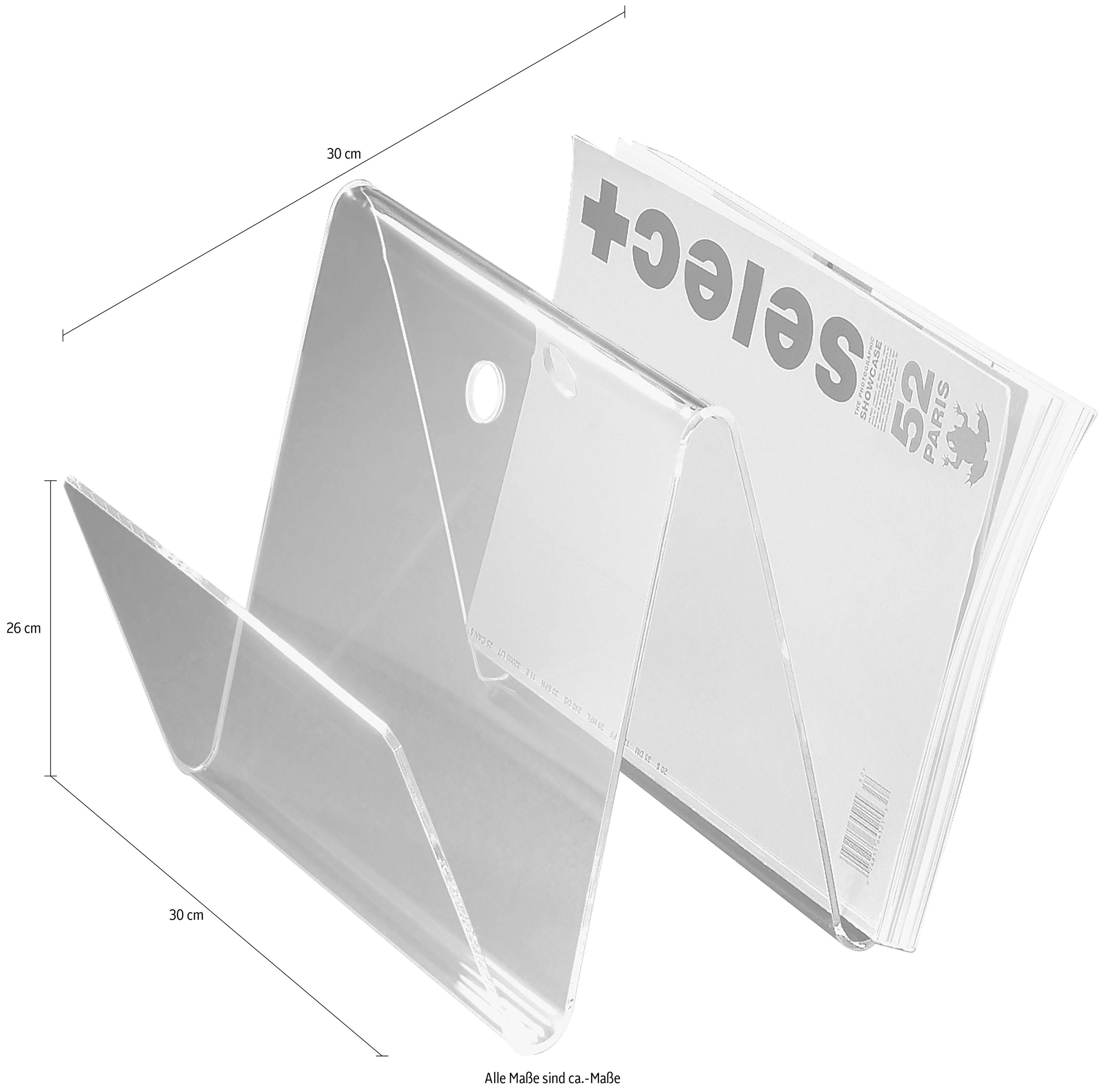 Jahren Acrylglas online | 3 Places Zeitungsständer Style of mit kaufen »Remus«, Garantie XXL aus