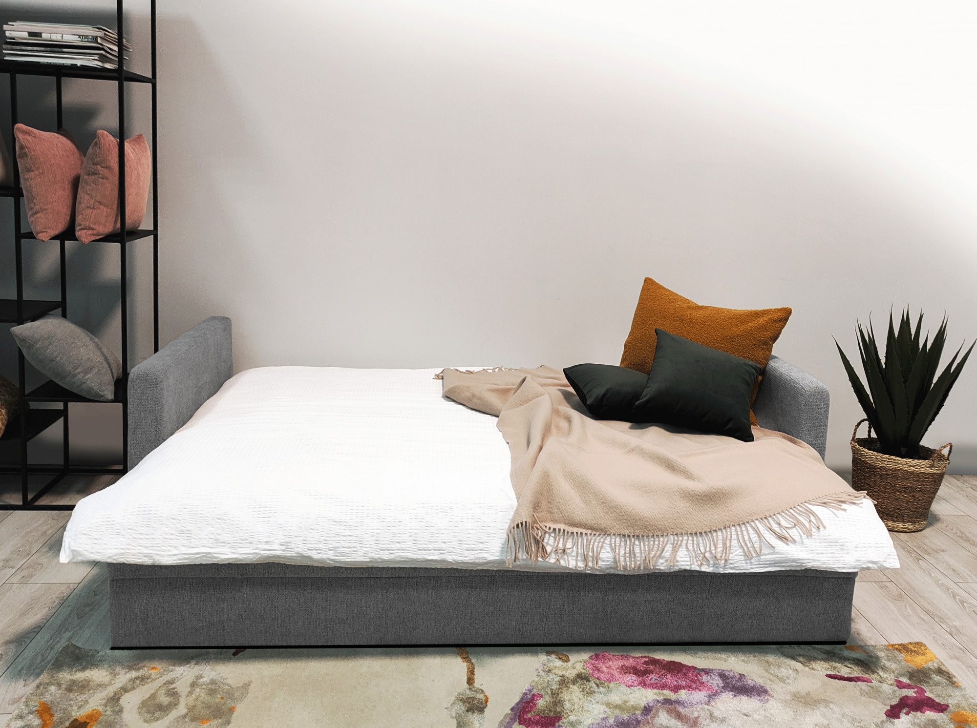 Home affaire Schlafsofa »Calrence« mit aufklappbarer Bettfunktion, zwei Armlehnvarianten in der Serie