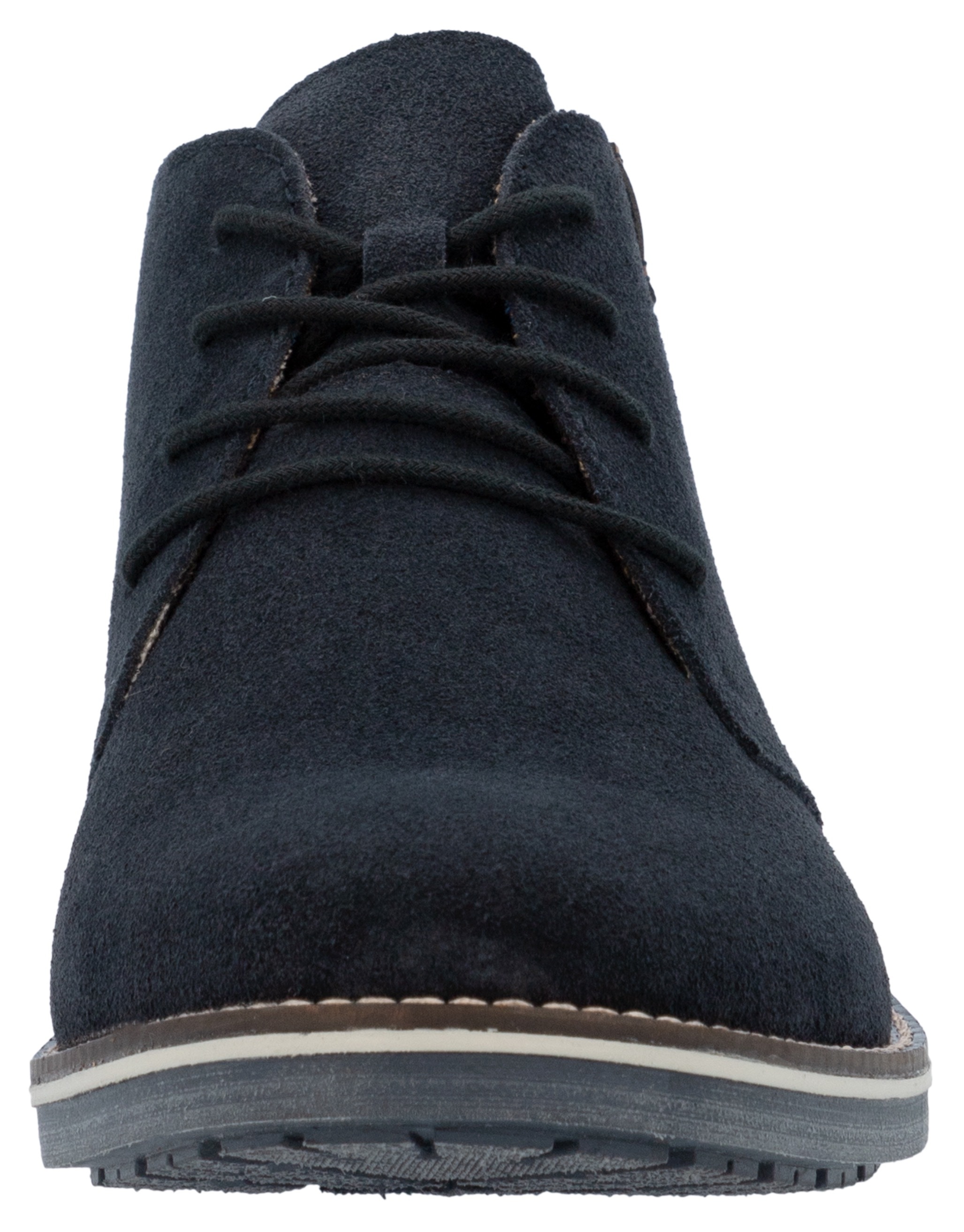 Rieker Schnürstiefelette  mit kariertem Innenfutter