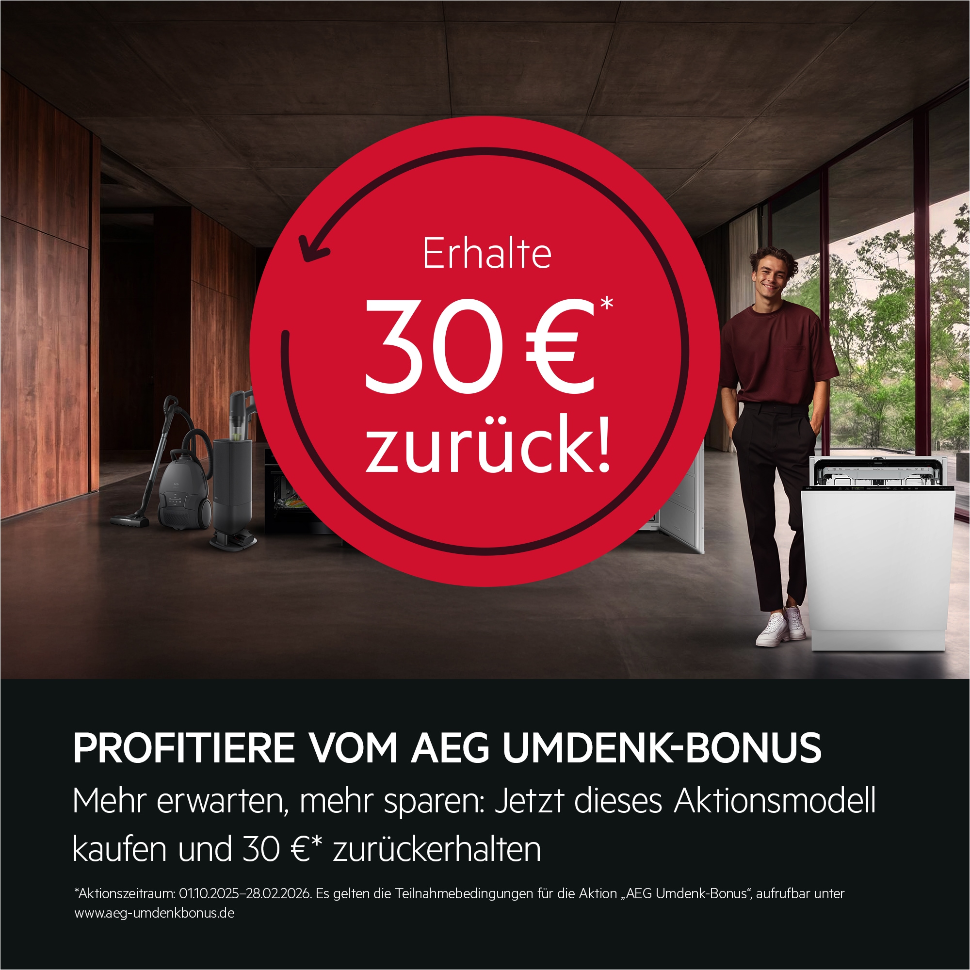 AEG Waschmaschine Serie 7000 mit ProSteam-Technologie »LR7FA69FL« 9 kg 1600 U/min ProSteam®: Auffrischen mit Dampf statt Waschen und 96 % Wasser sparen
