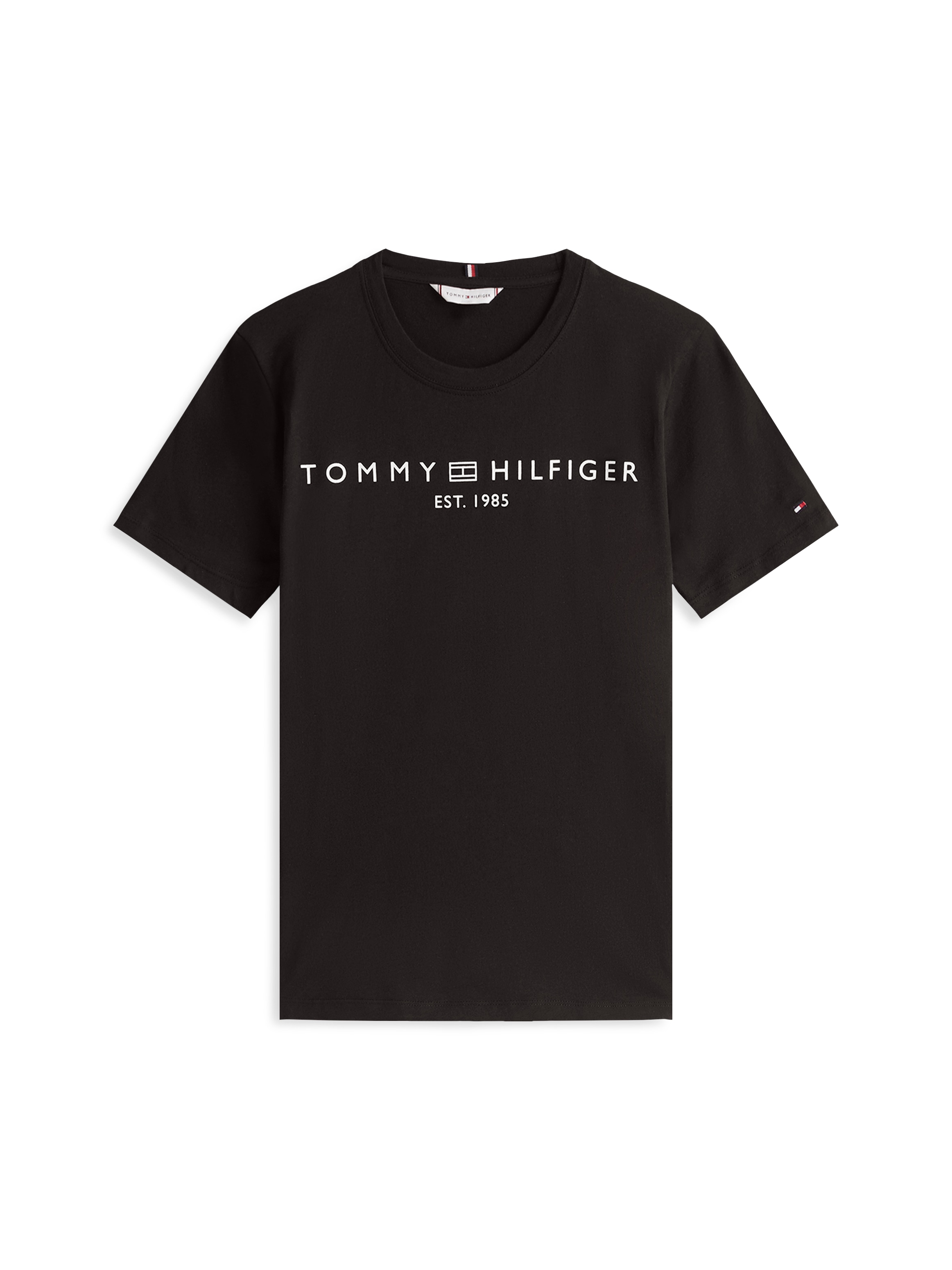 Tommy Hilfiger T-Shirt »REG CORP LOGO C-NK SS«, mit Logoschriftzug