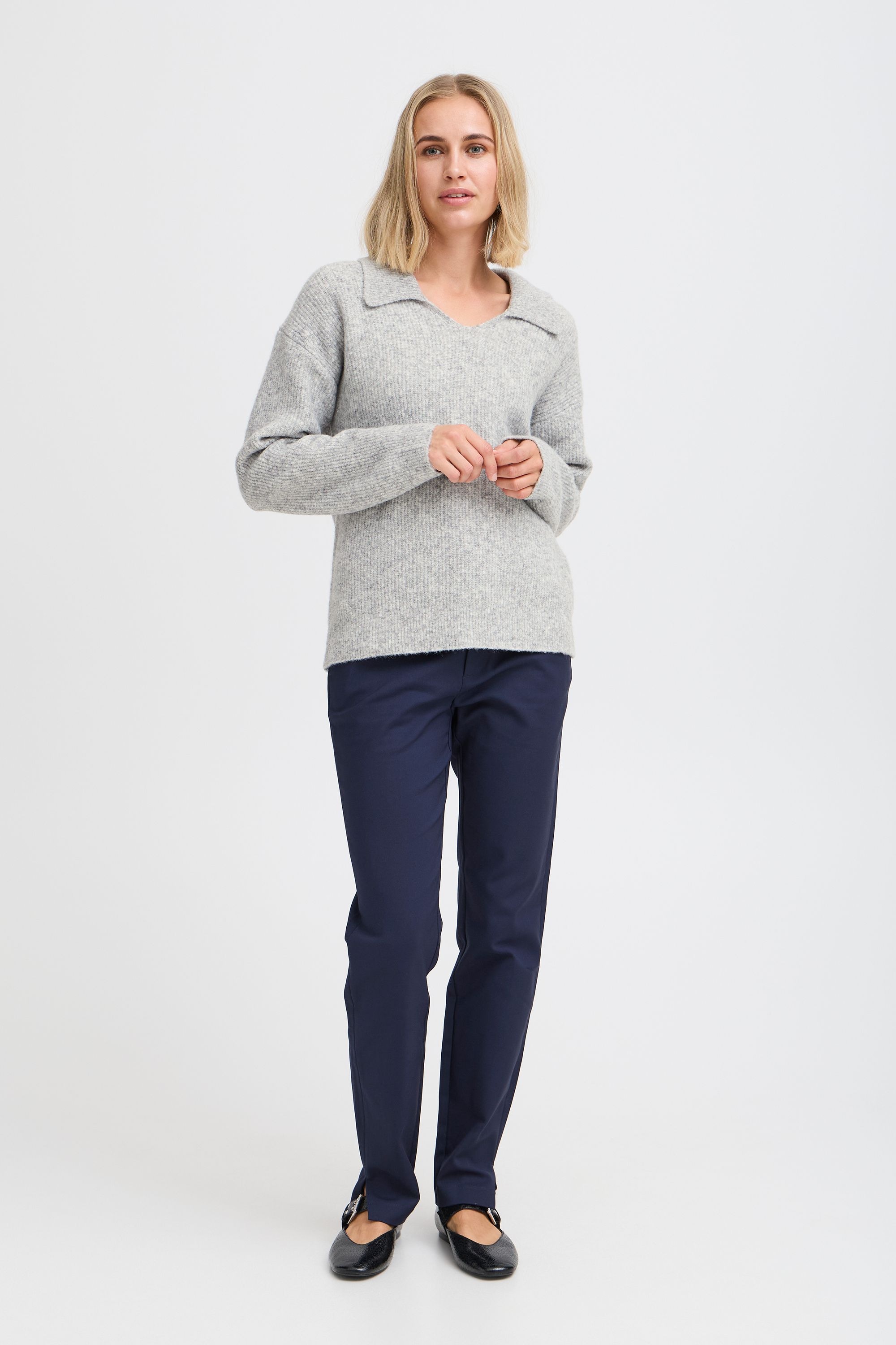 Pulz Jeans Strickfleece-Pullover »Strickpullover PZASTRA V-Neck Pullover«
