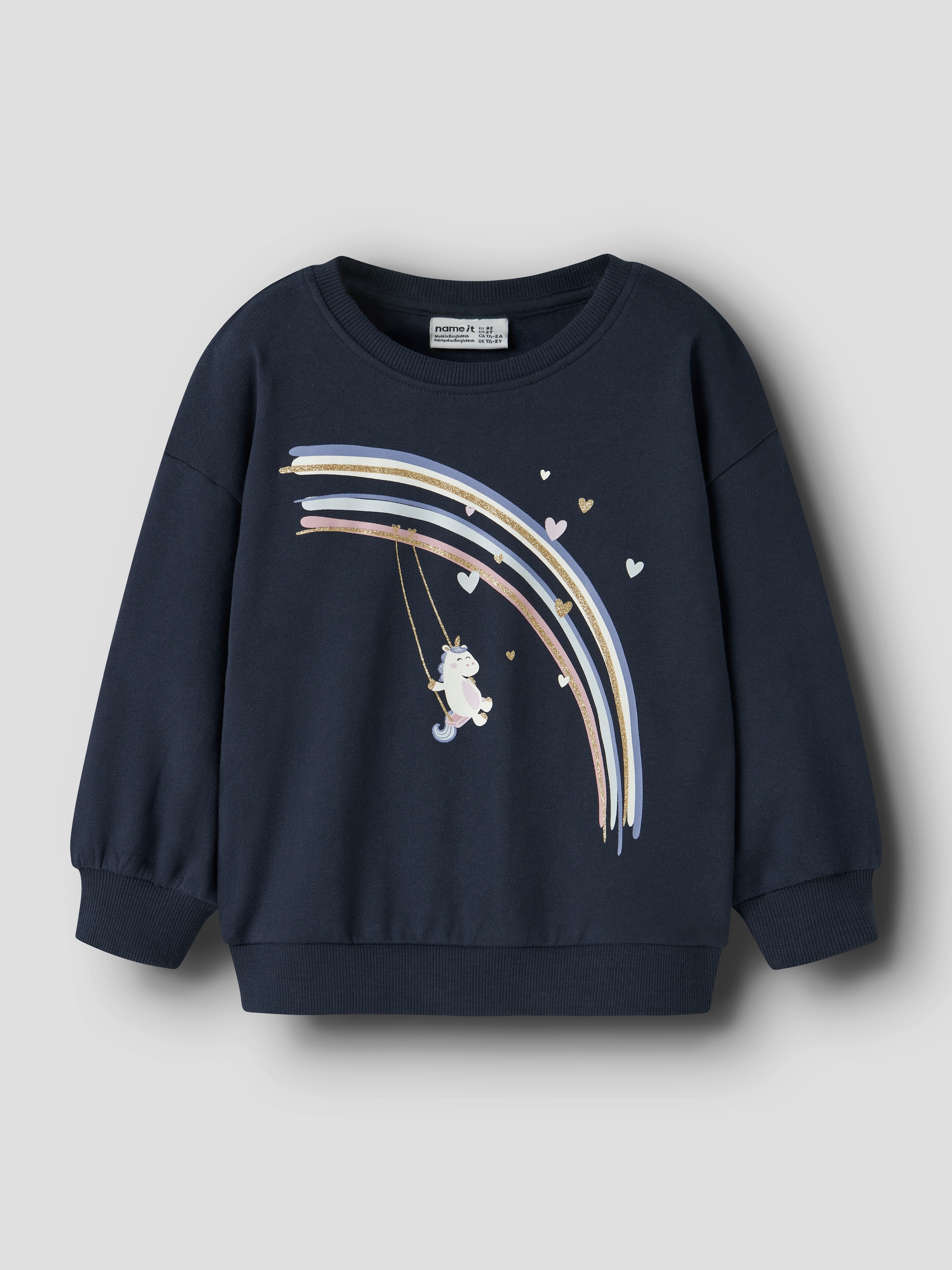 Name It »NMFVALONA LS LONG RLX SWEAT BRU«
