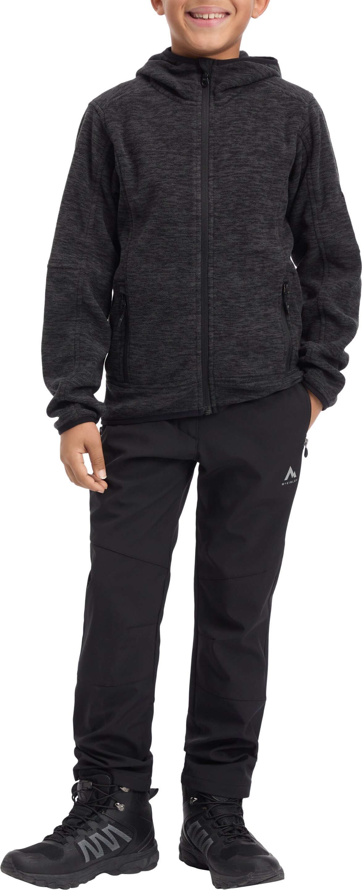 McKINLEY Fleecejacke »Fleece-Jacke Choco FZ HD FL B« 1 Stk. tlg. mit Kapuze