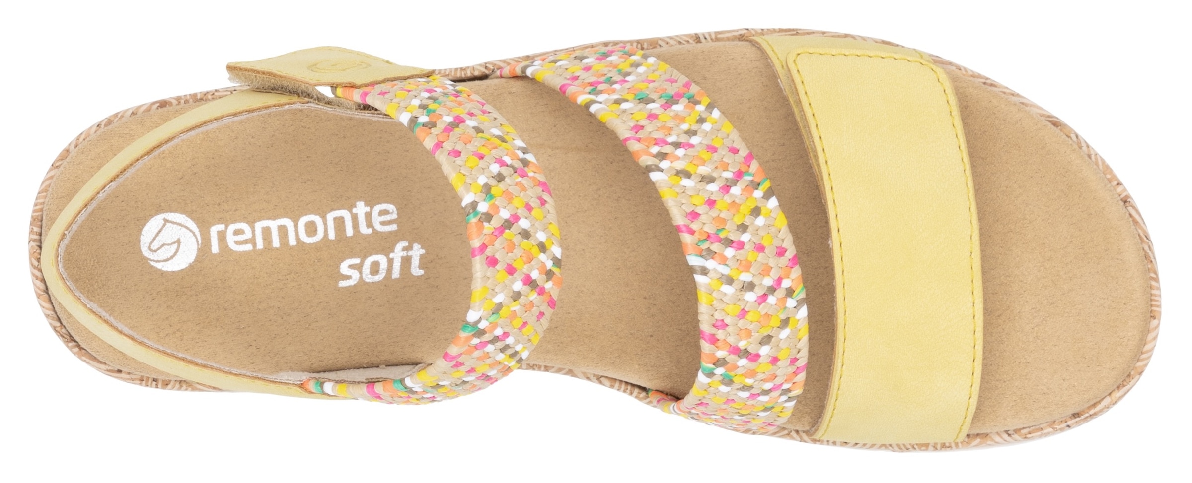 Remonte Keilsandalette, Riemchensandale, Bequemschuh, Sommerschuh mit Soft-Fußbett