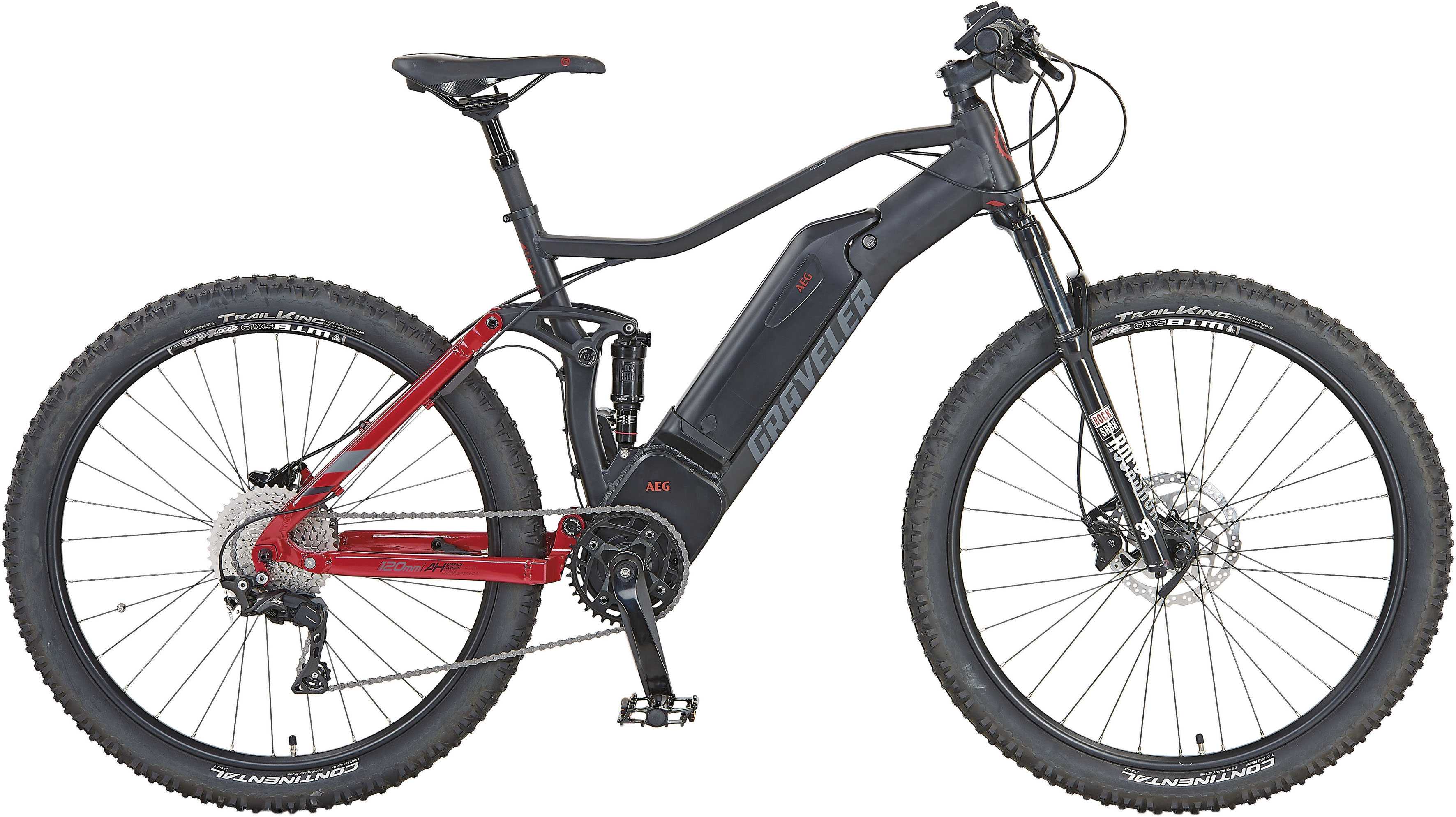 E-Bike »Graveler e9000«, 10 Gang, Shimano, Deore XT, Mittelmotor 250 W