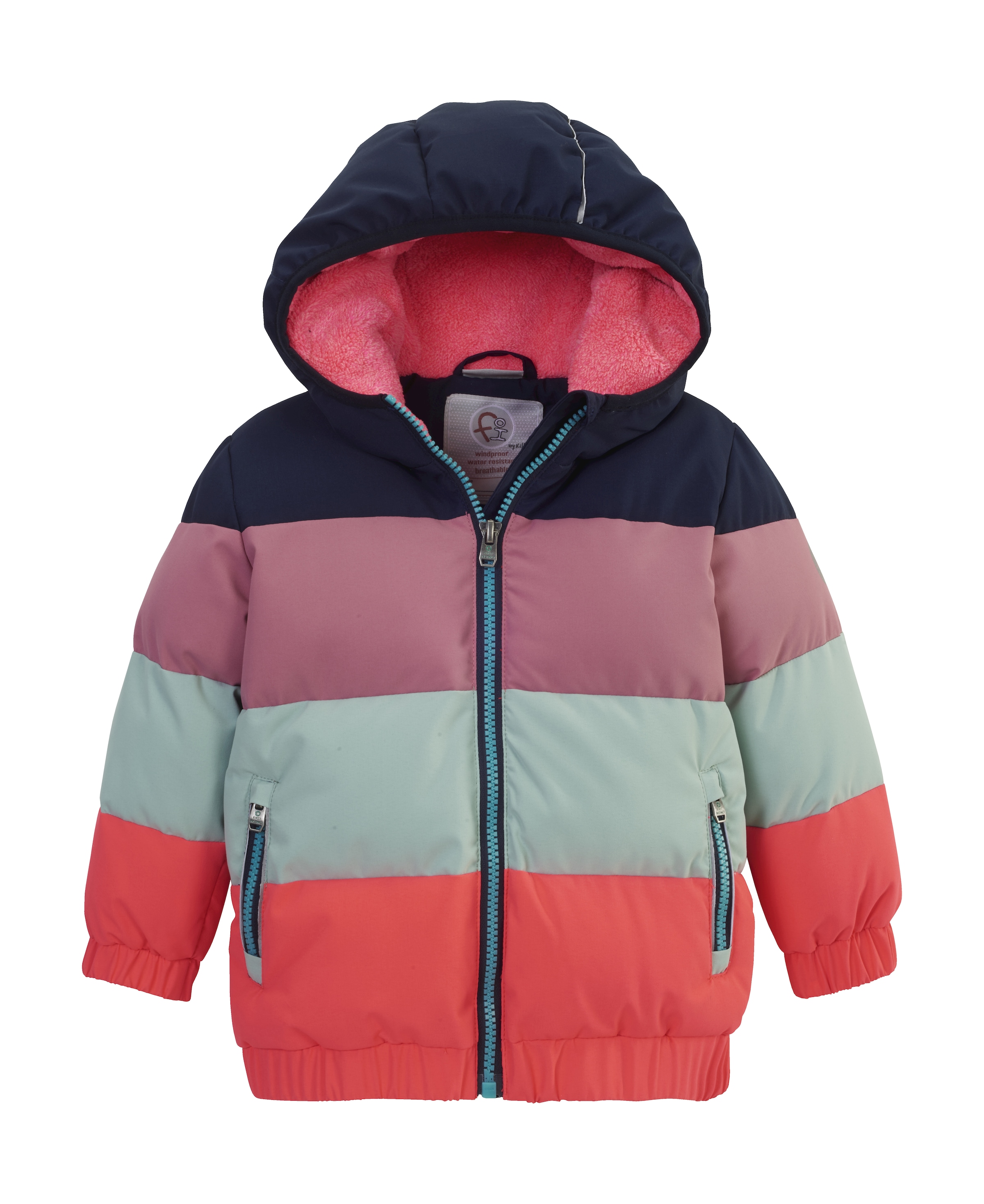 first instinct by killtec Steppjacke »FIOW 30 MNS QLTD JCKT« Gefütterte Winterjacke, wasserabweisend, atmungsaktiv, Colourblock