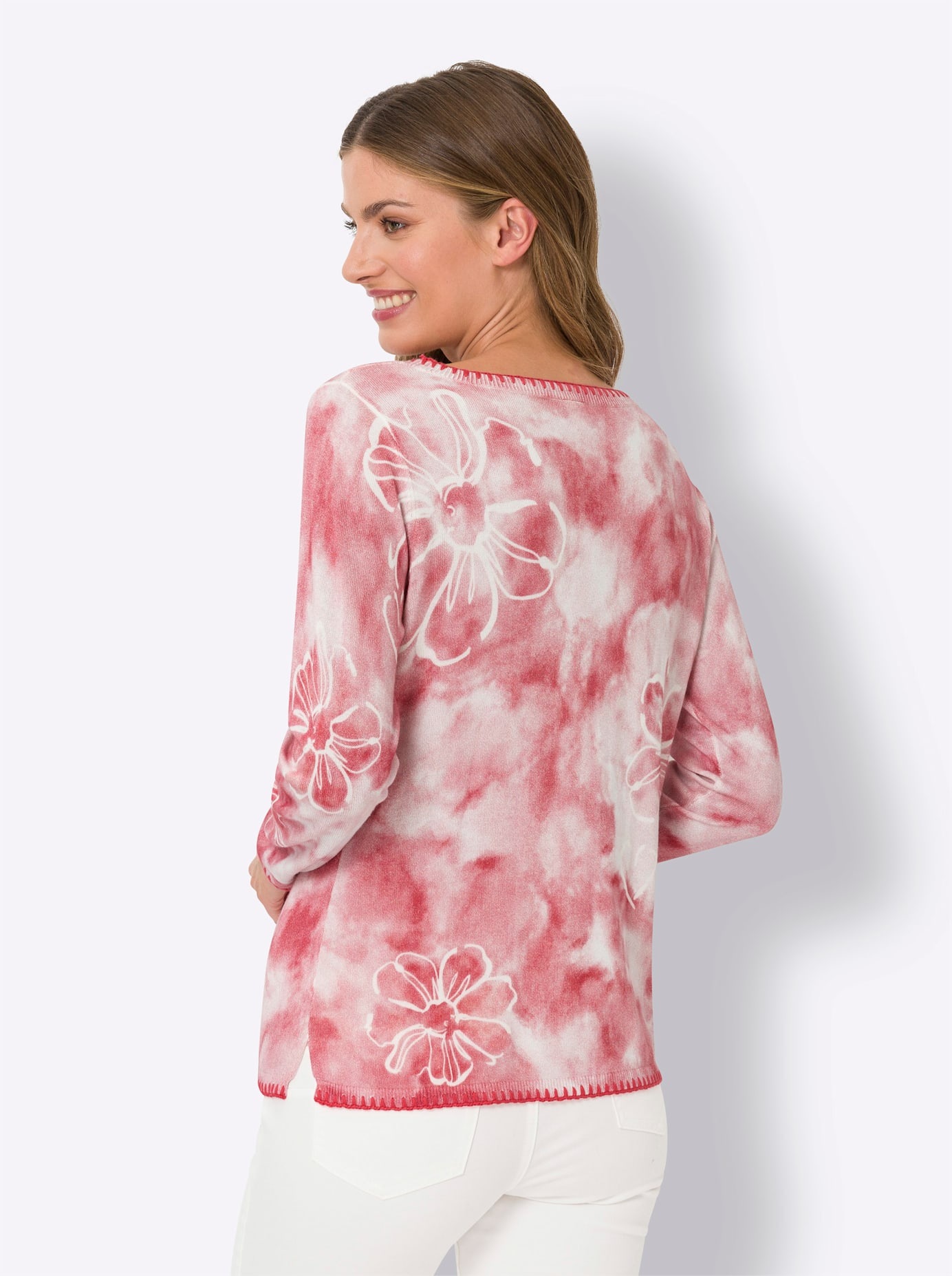 heine Rundhalspullover »Druck-Pullover«