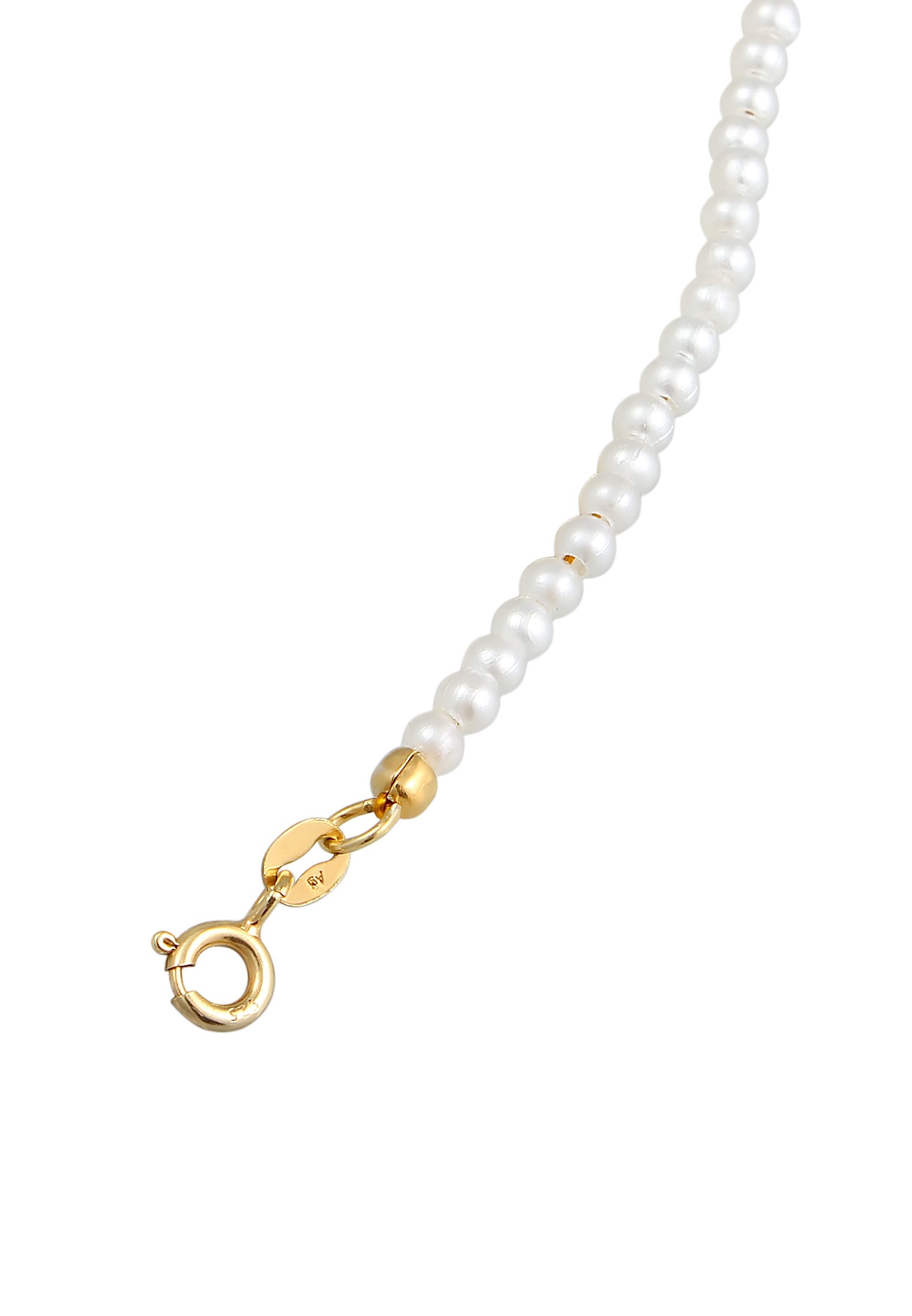 Elli Fußkette »Fußschmuck Perlen Synthetisch Klassik Basic 925 Silber«