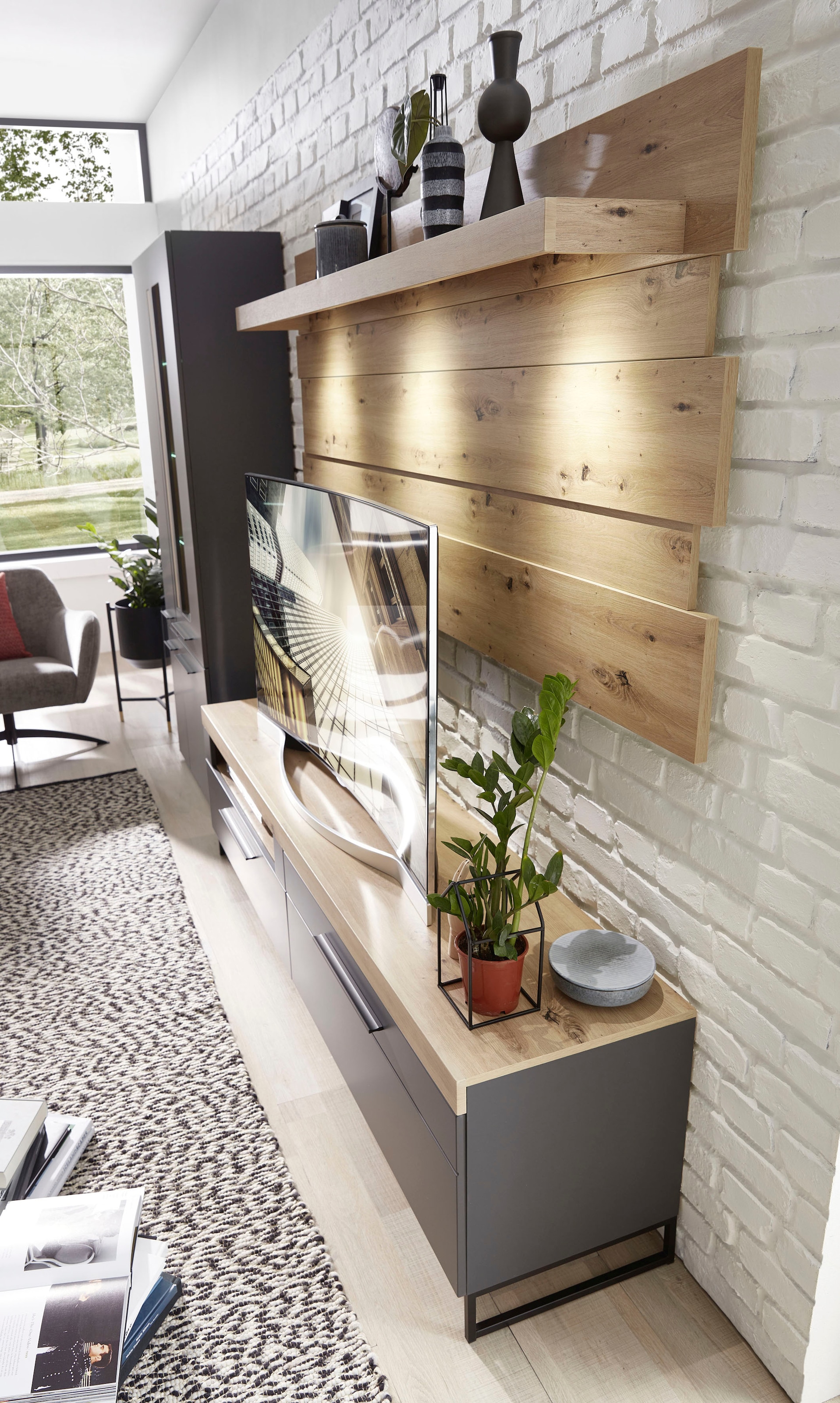 Innostyle Garderobenpaneel »Loft Two«, inkl. LED-Beleuchtung